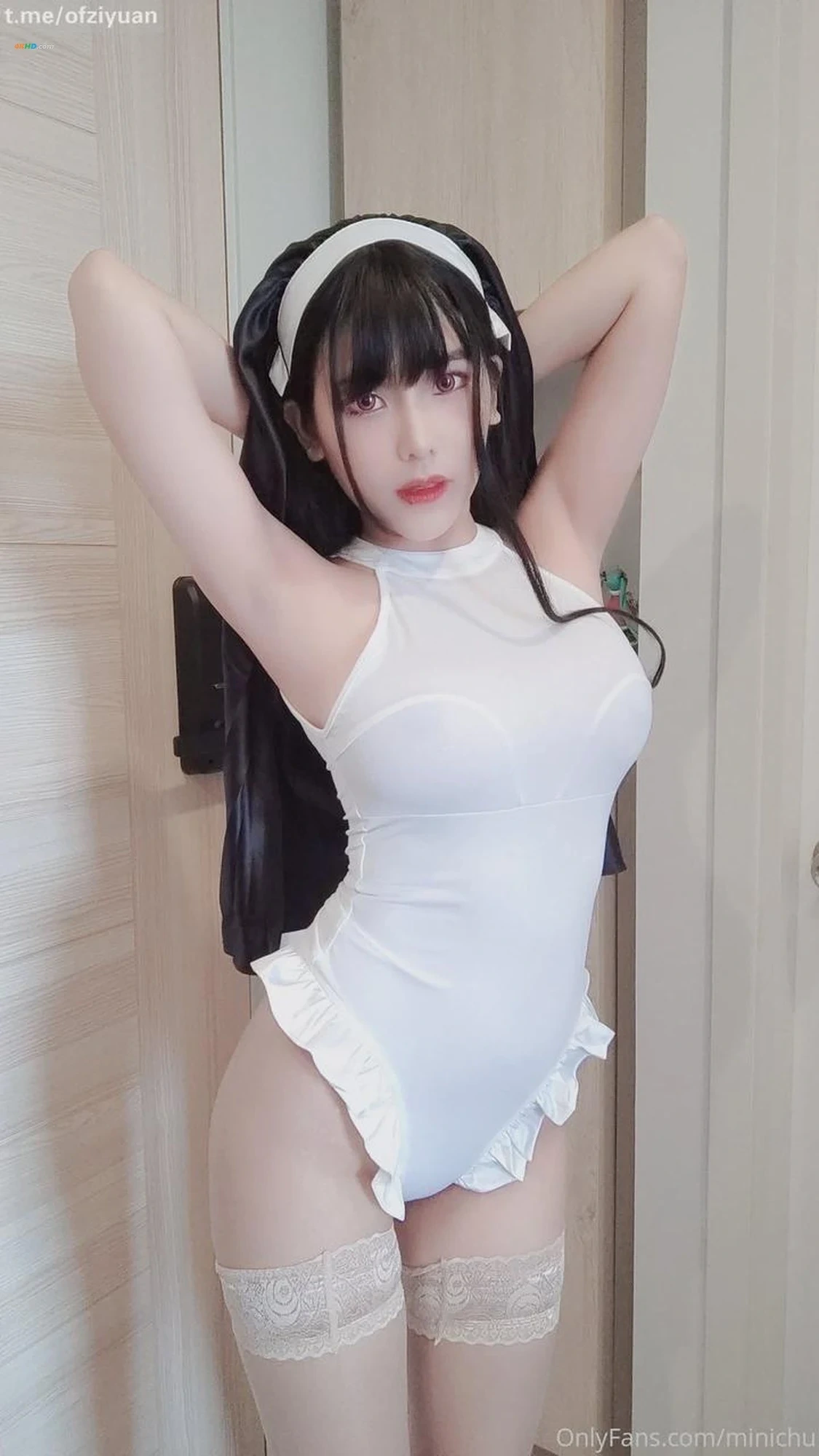 Minichu - OnlyFans JiPinFanChaNenMeiBaiBianNuShen — photo 824