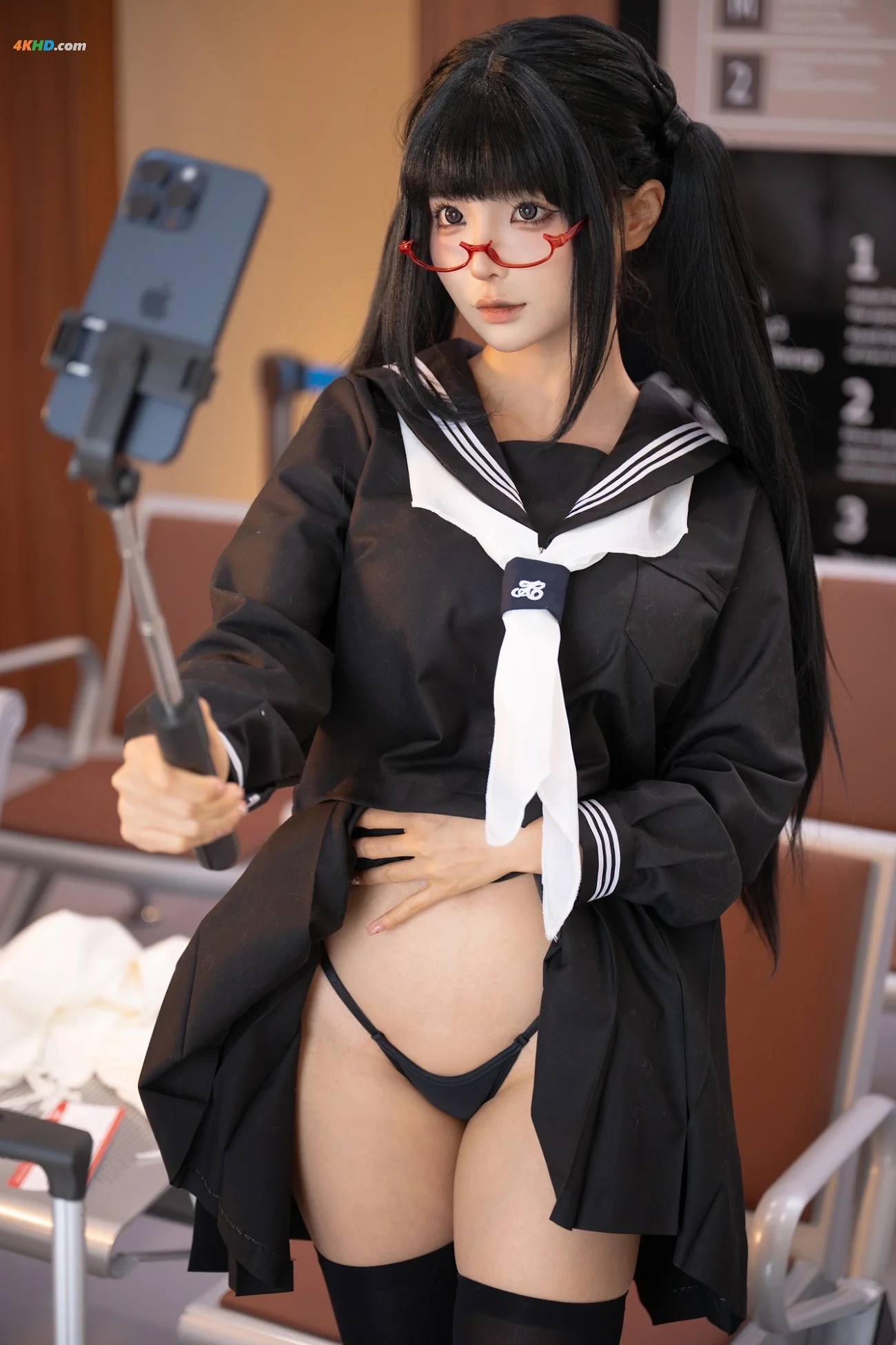 ChunMoMo - HuangTuiBoZhuDeMiMi TiHuan404 — photo 11