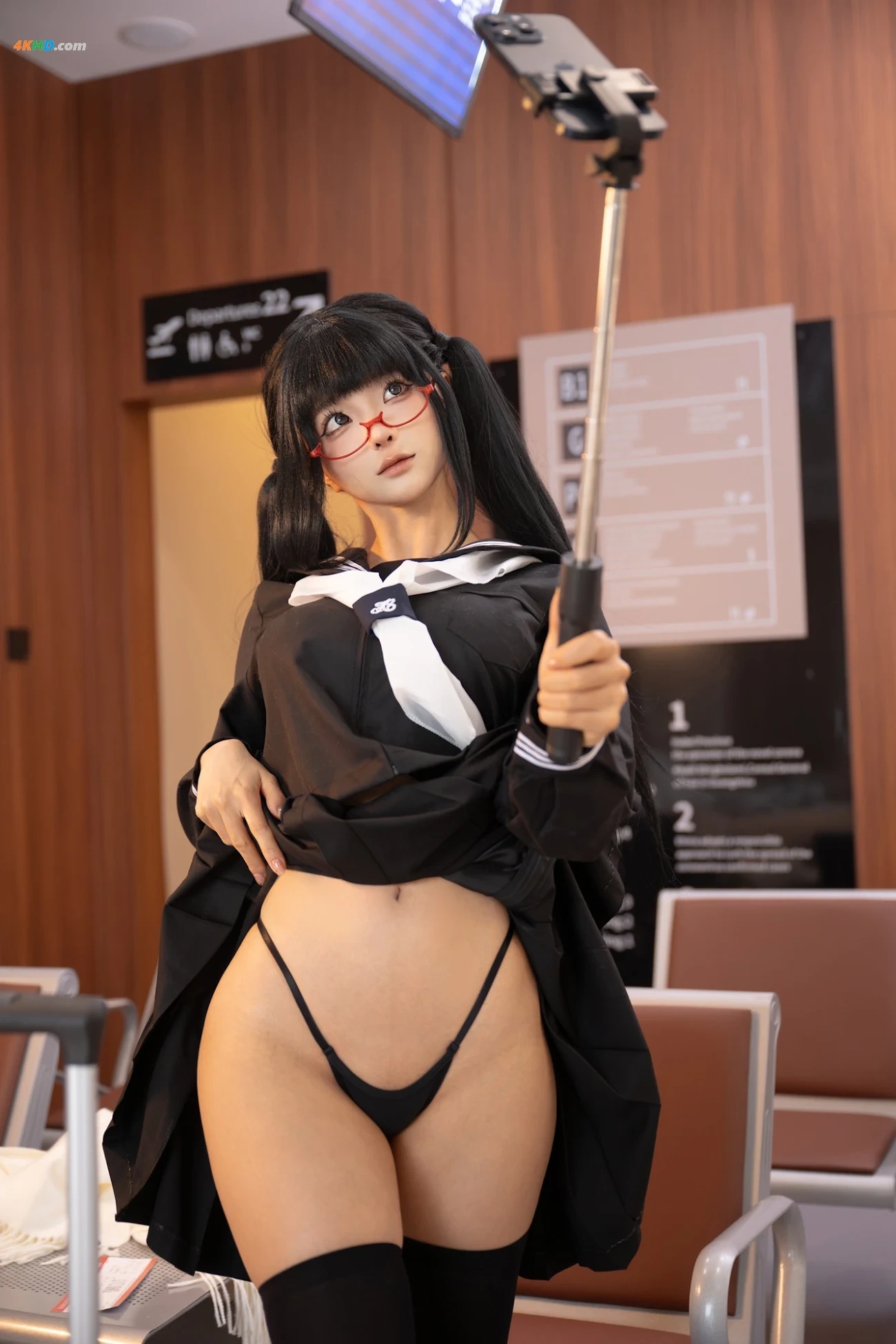 ChunMoMo - HuangTuiBoZhuDeMiMi TiHuan404 — photo 12