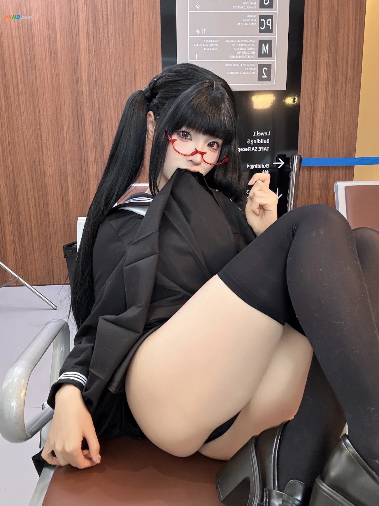 ChunMoMo (chunmomo) - HuangTuiBoZhuDeMiMi B — photo 97