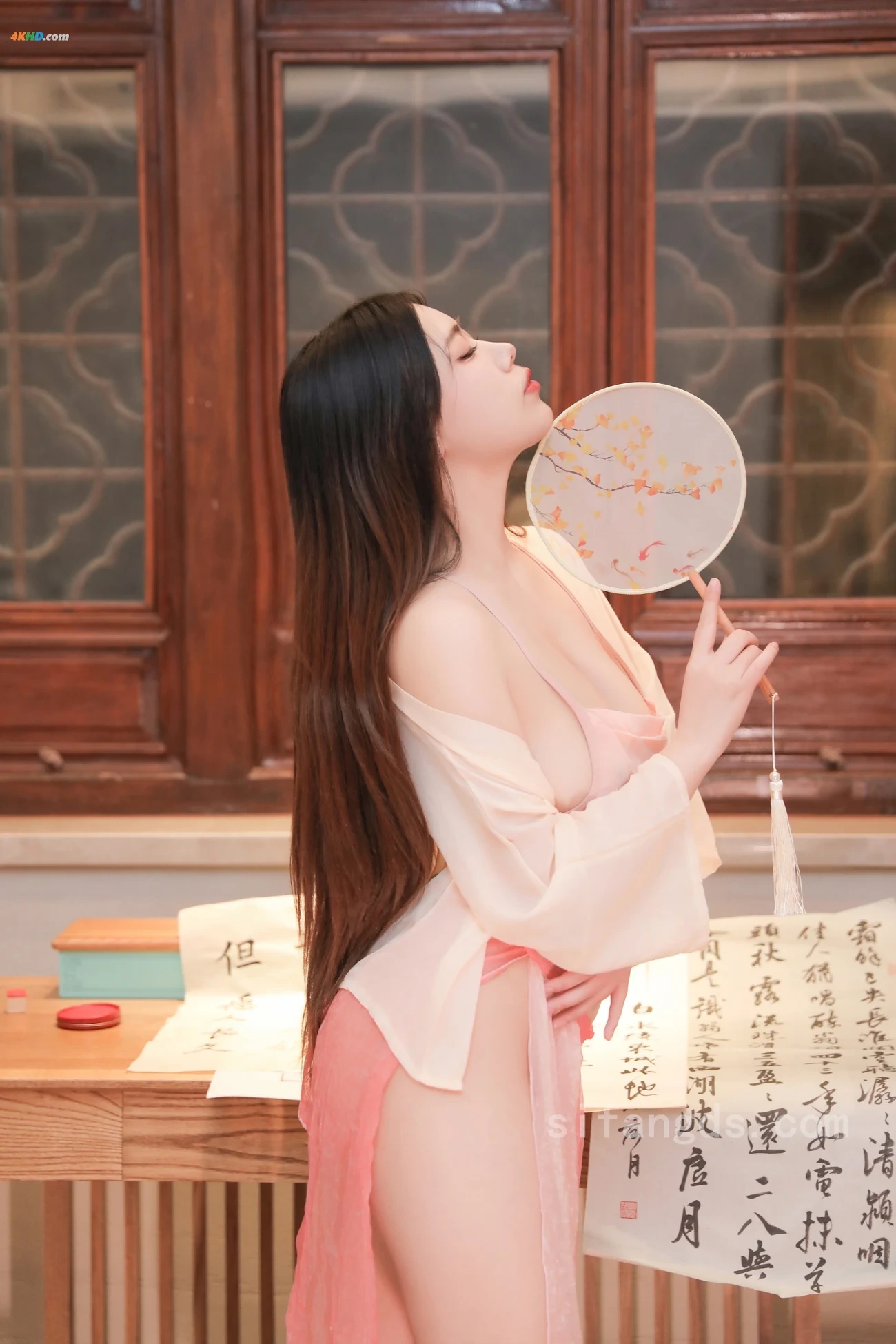 [XR Uncensored] DanDanBao - R18 XiuRenWangMoTe FenHongSeFuGuYunWei — photo 9