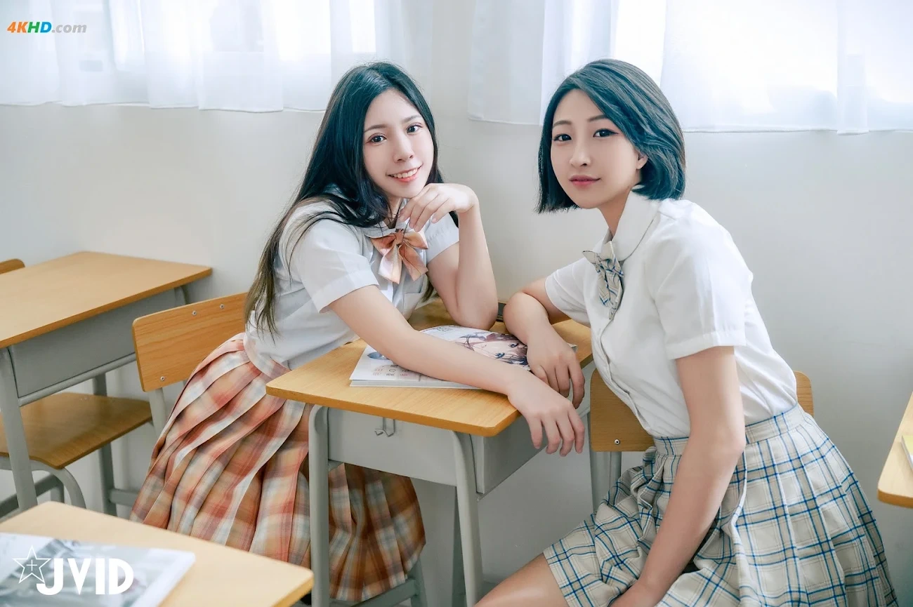[JVID] ChaLi & Cersei - YinLuanXueXiao JinJiZhiLian — photo 43