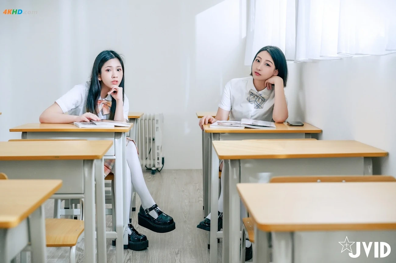 [JVID] ChaLi & Cersei - YinLuanXueXiao JinJiZhiLian — photo 49