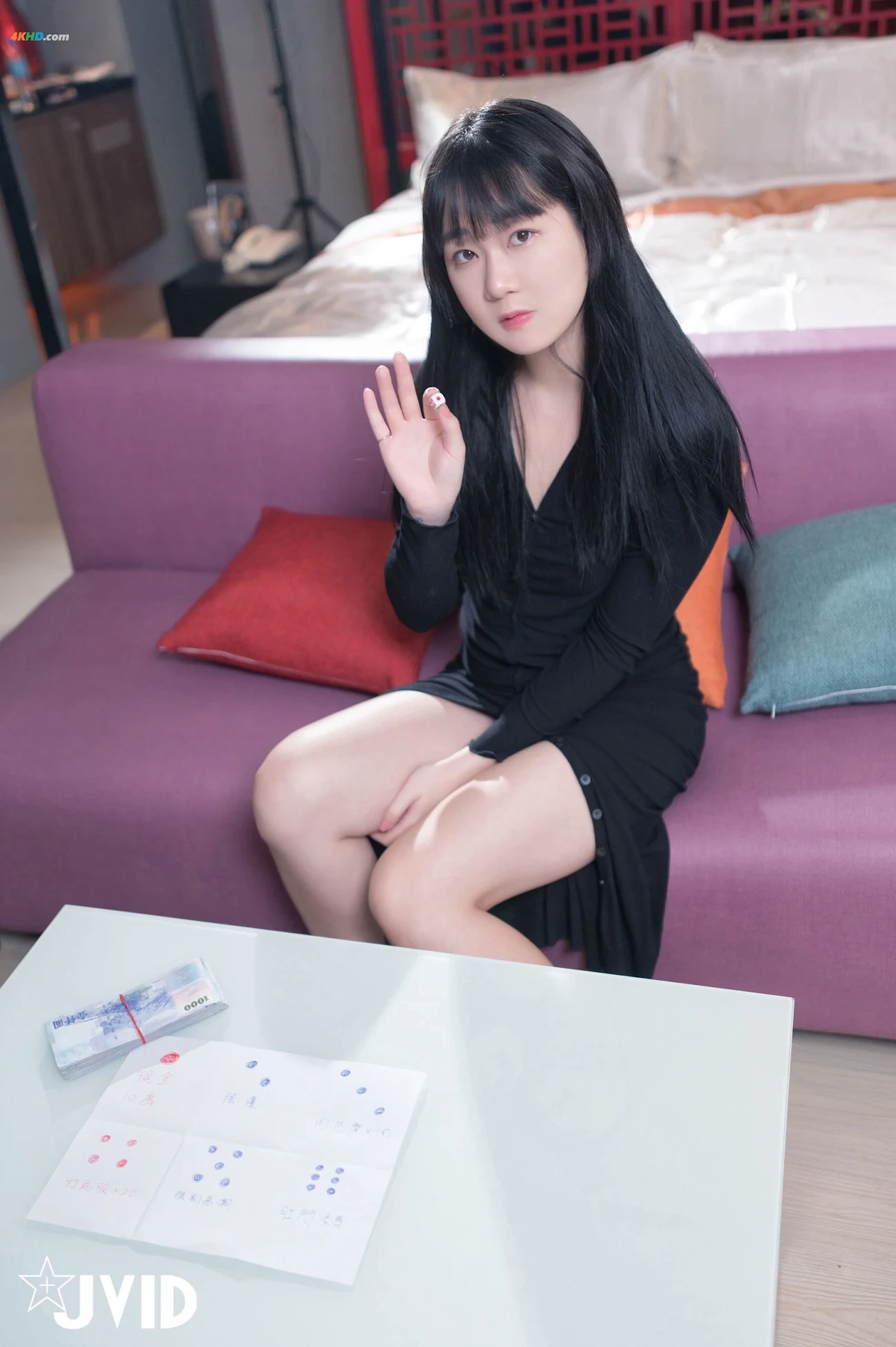 [JVID] Joanna QiaoAn - [(QuanLuoLuDianWuZhe)]XianJinShiWannoBianTaiYouXiDuXingJianQiangnoXuTuoChaoChui — photo 4