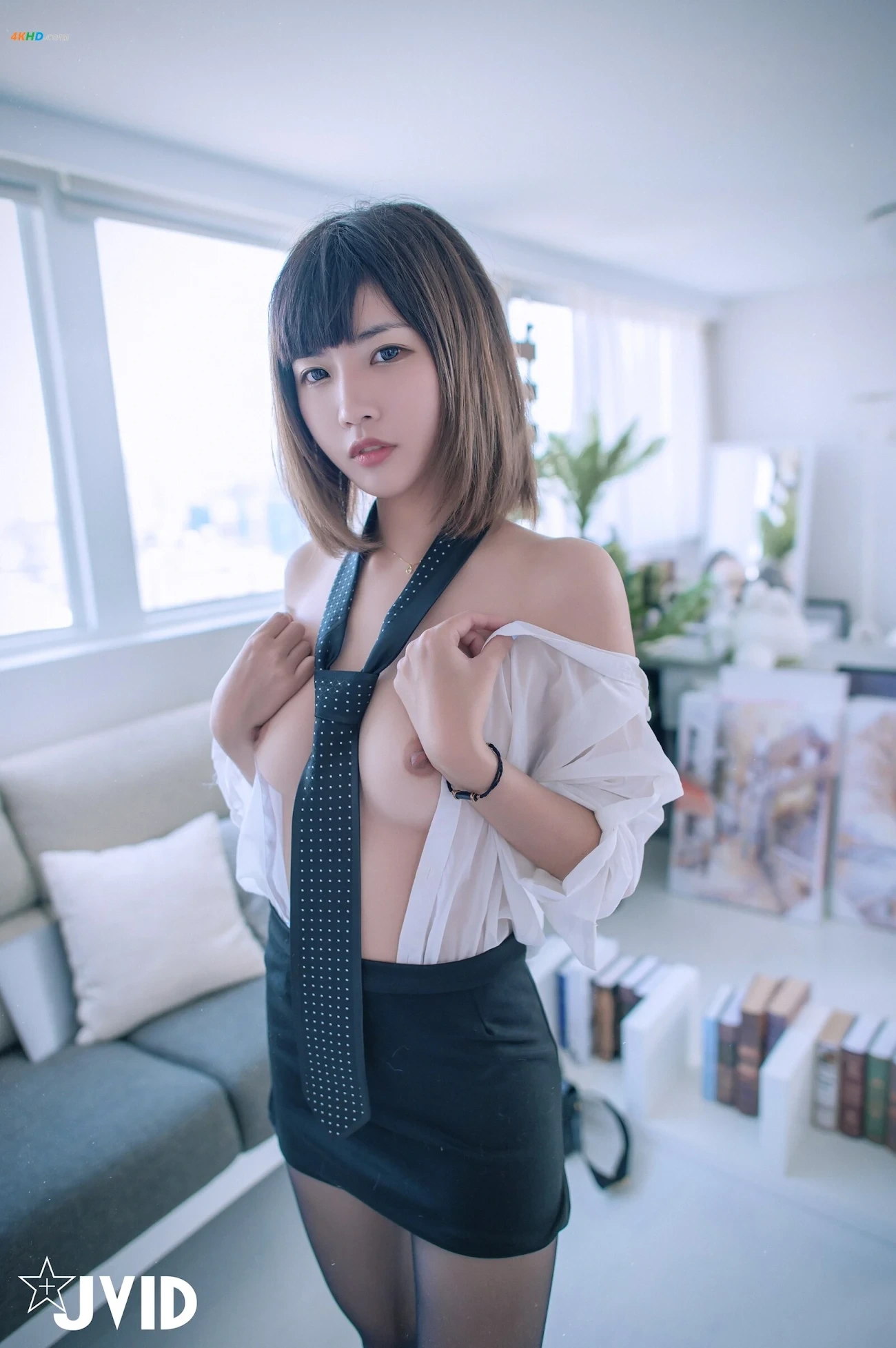 [JVID] GuoBaoBao - MianShiYuDaoBianTaiGongSiGuoBaoBao — photo 122