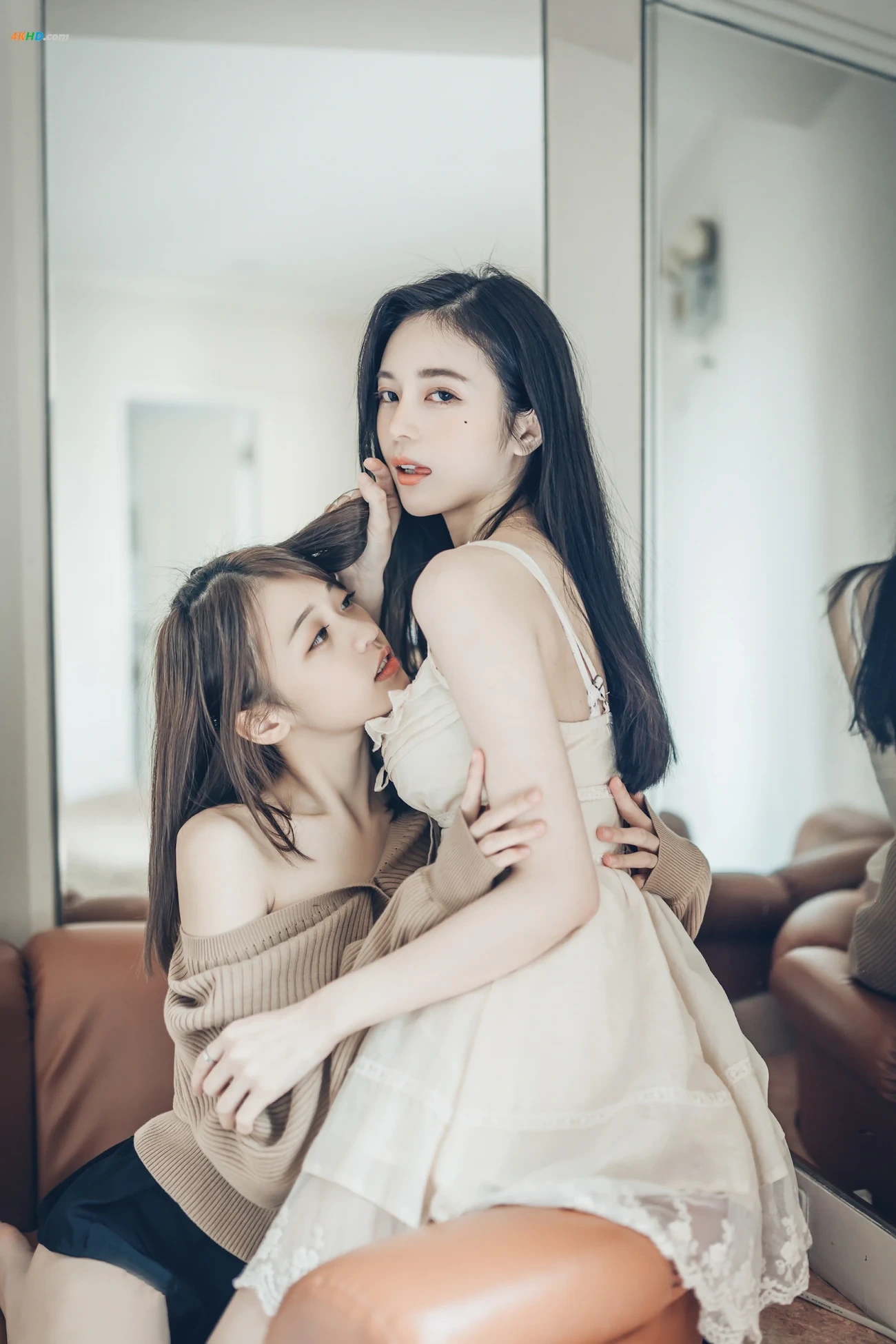 [JVID] ChenChen & YanYan Angel - WoDeDaXiaoNuYou-QingRenJieDaiLiangWeiNuYouKaiFangJian-ChaoChaoTouShangYiTouMingNeiKu — photo 14