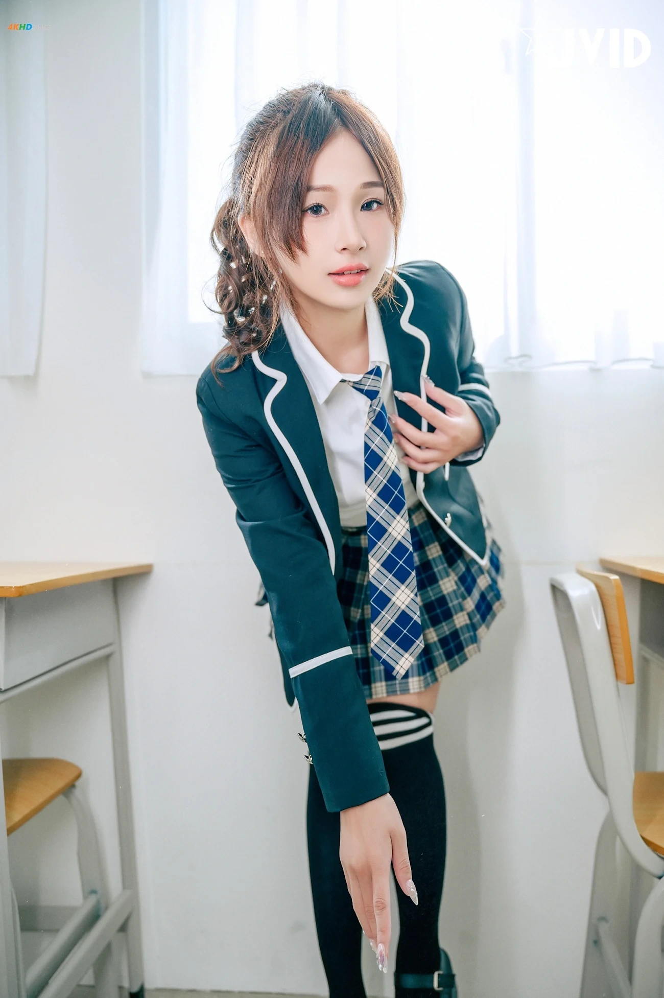 [JVID] JieMi Juice - XiaKeHouZaiJiaoShiSeSeBeiLaoShiFaXian — photo 69