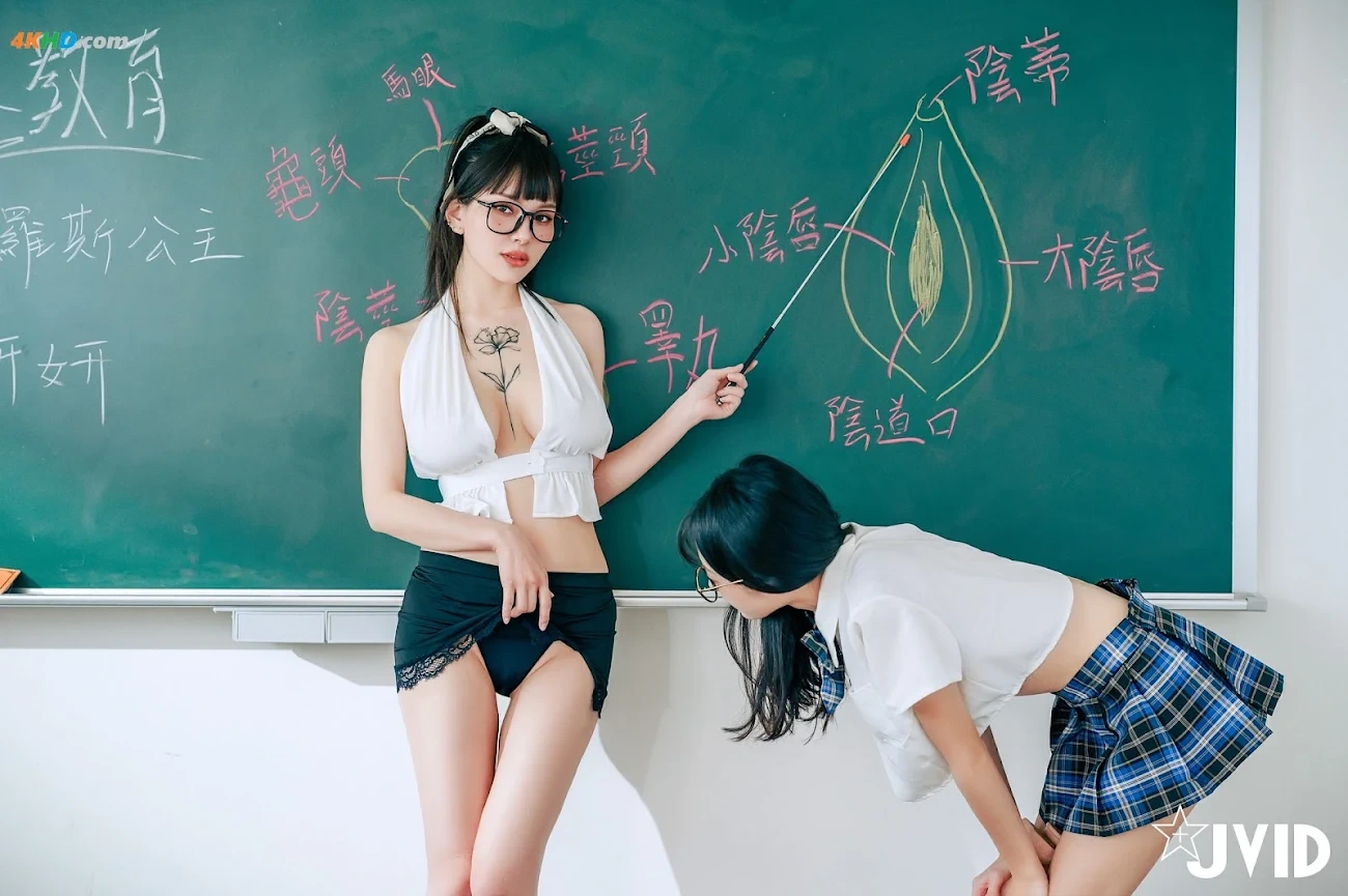 [JVID] YanYan Angel & ELuoSiGongZhu - JingHuaZuoPin[(JinJiDeShiShengLian)]JiaoShiLiDeOLHeJKRouYuBaiHe — photo 2