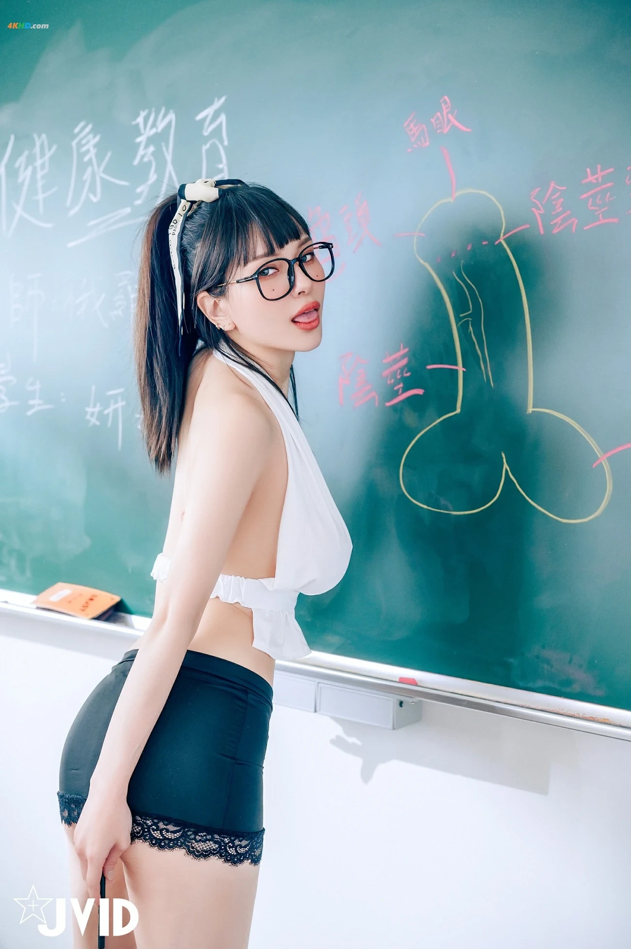 [JVID] YanYan Angel & ELuoSiGongZhu - JingHuaZuoPin[(JinJiDeShiShengLian)]JiaoShiLiDeOLHeJKRouYuBaiHe — photo 156