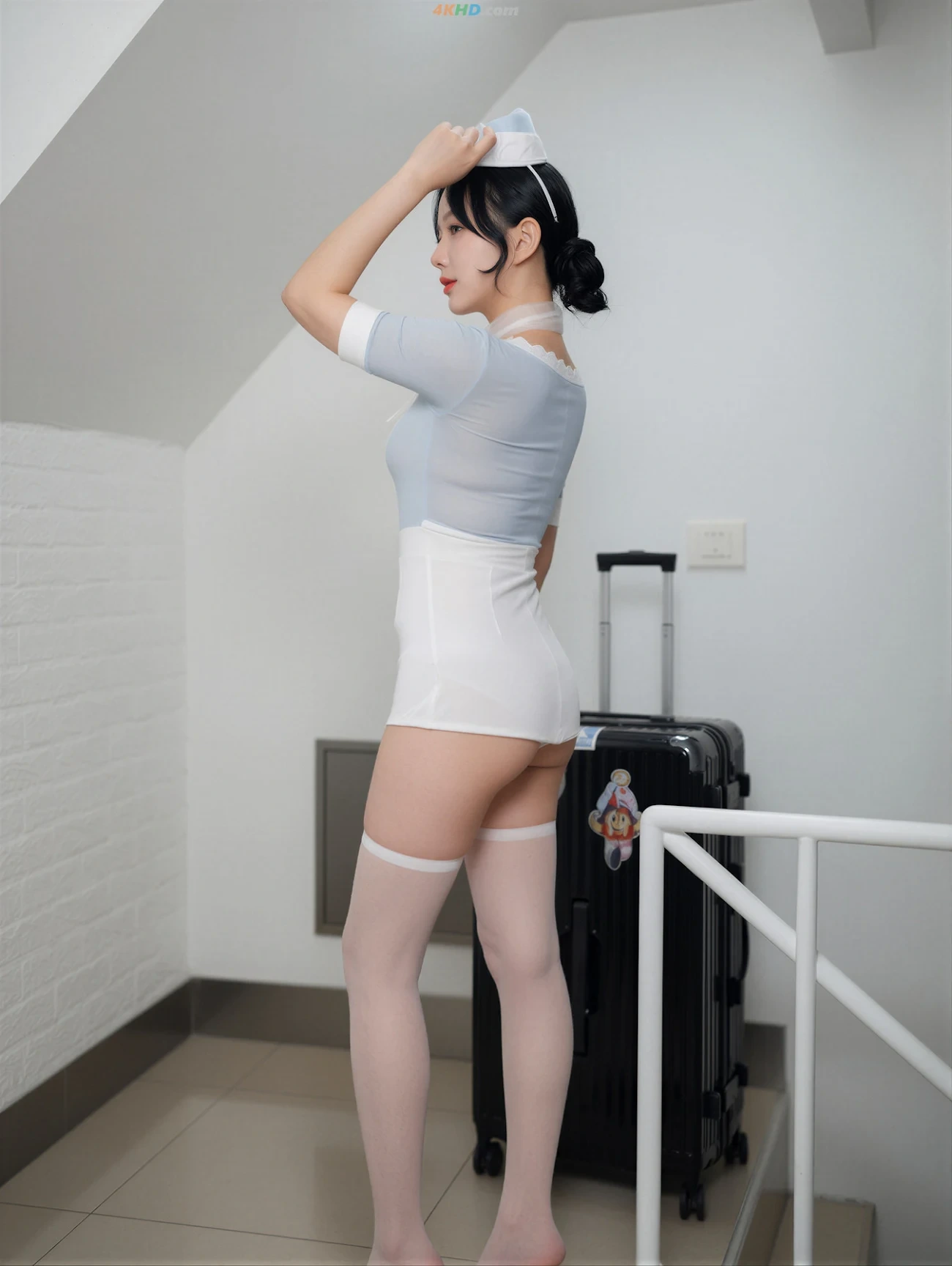 Bimilstory Suji (SuJi) Vol.03 Wet Flight Attendant — photo 9