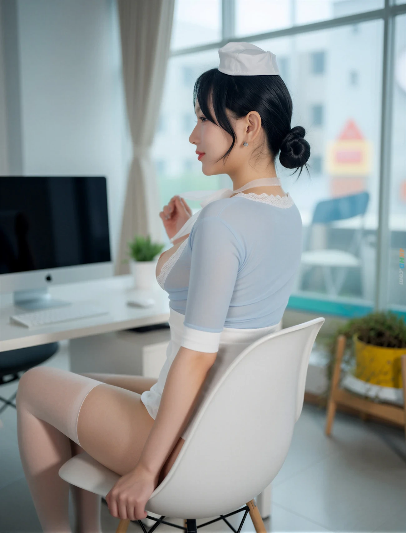Bimilstory Suji (SuJi) Vol.03 Wet Flight Attendant — photo 43