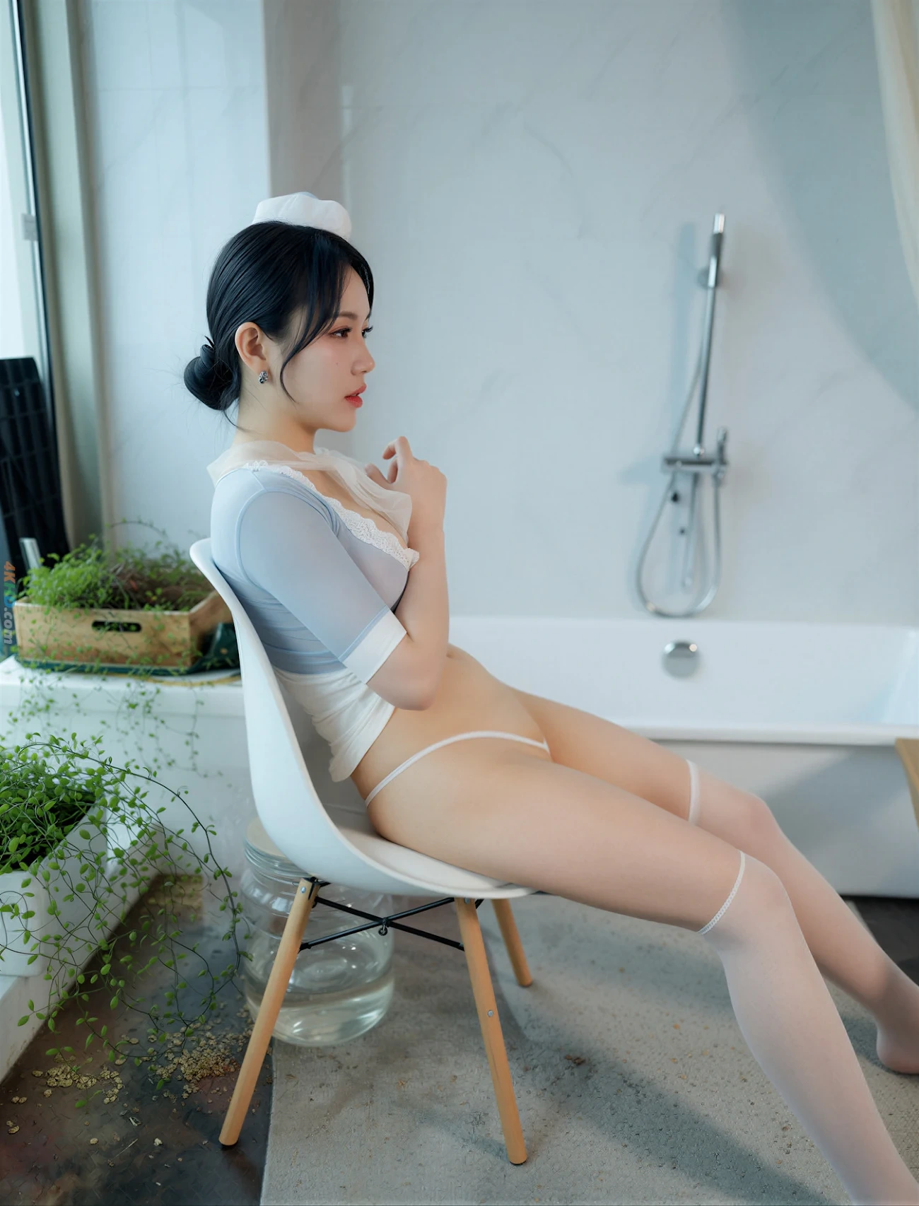 Bimilstory Suji (SuJi) Vol.03 Wet Flight Attendant — photo 55