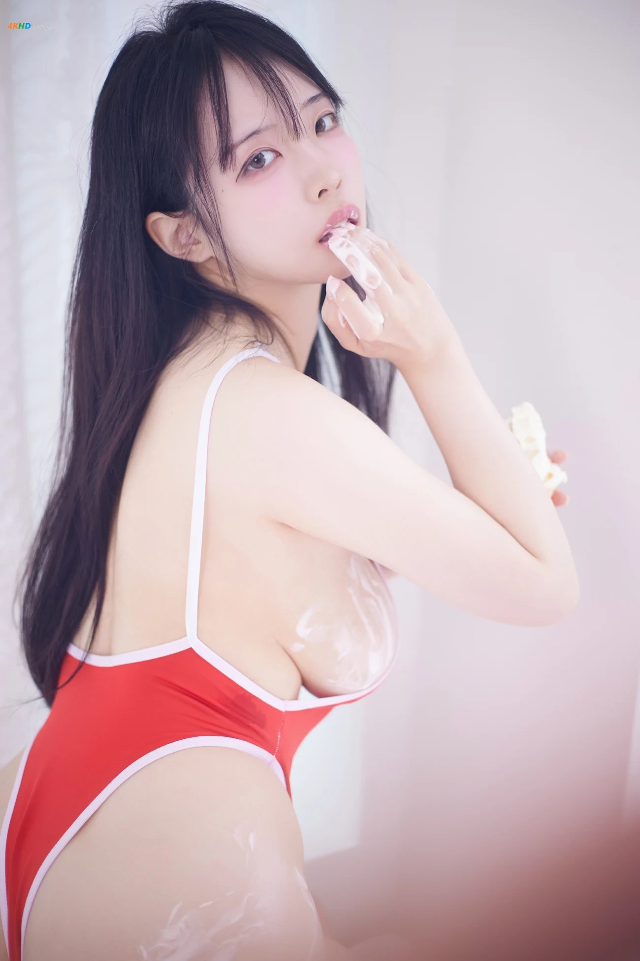 [Patreon] rinamomorina (momorina) - Red Bikini — photo 36