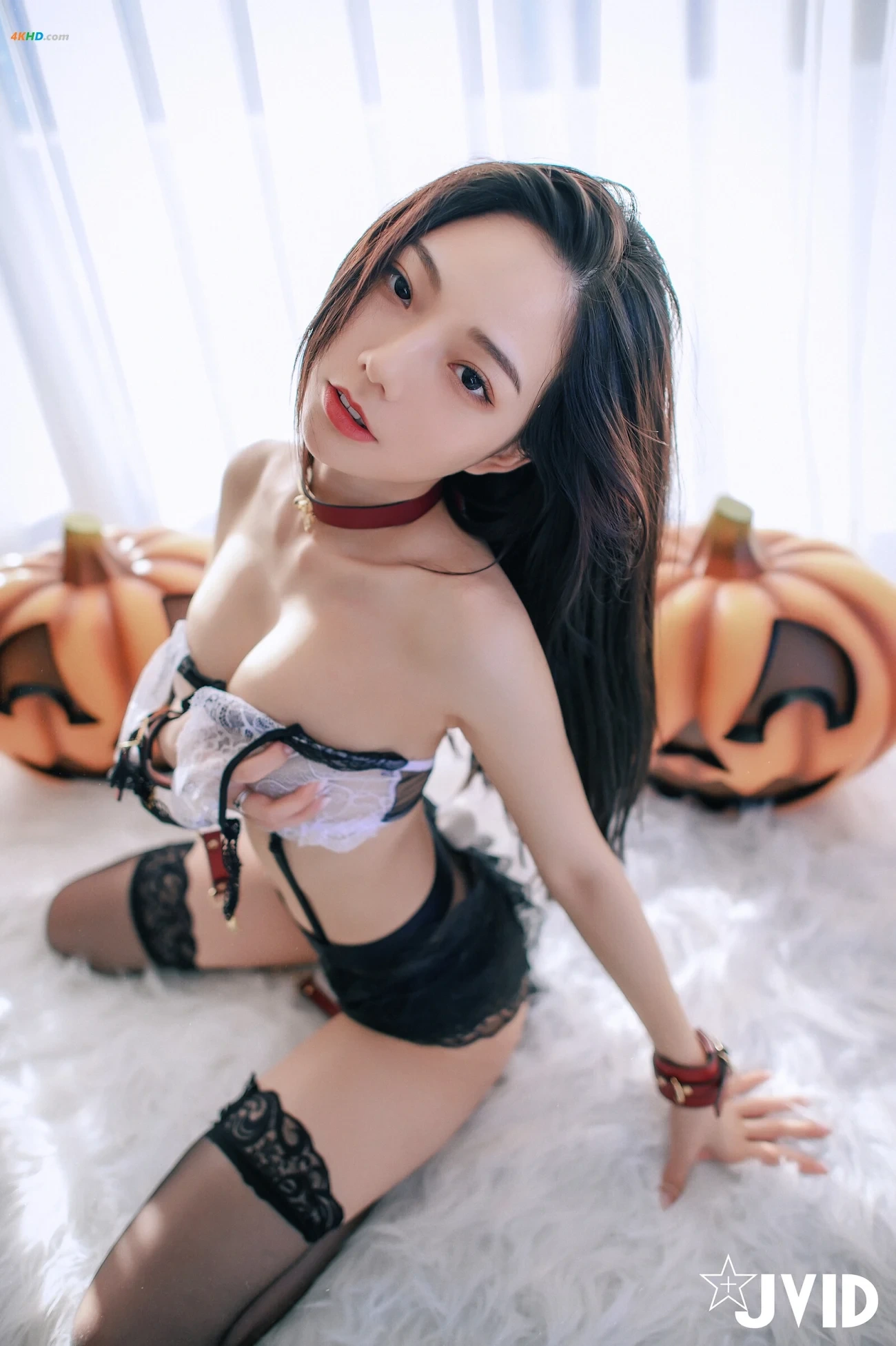 [JVID] JiuJiu - XueMeiHuaShenEMoTuTu — photo 8