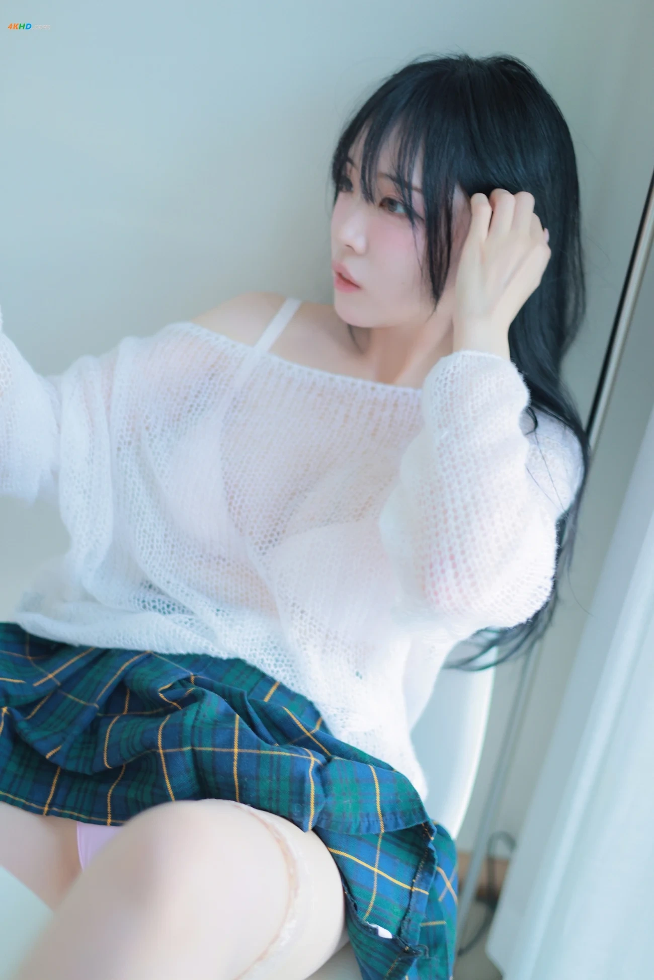 [Patreon] rinamomorina (momorina) - Extra-short Plaid Skirt — photo 4