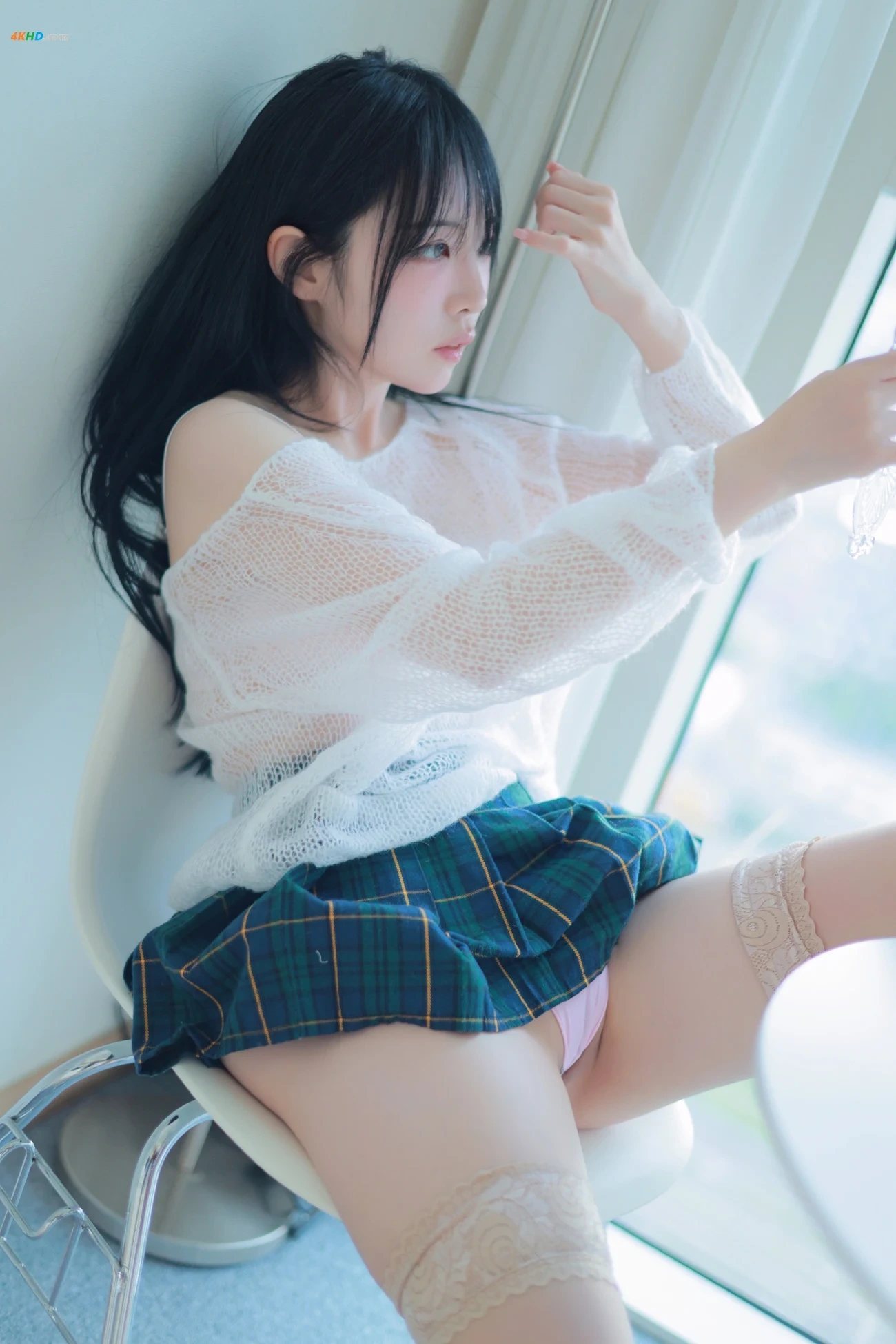 [Patreon] rinamomorina (momorina) - Extra-short Plaid Skirt — photo 5