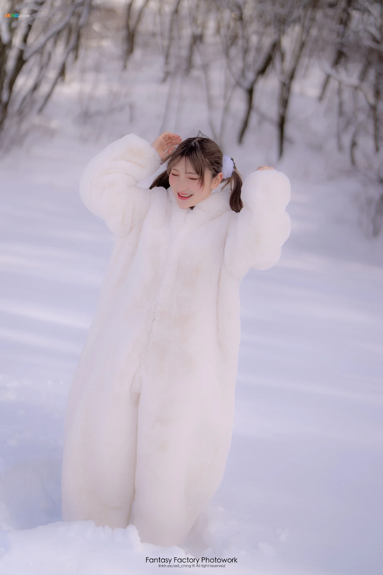 [Fantasy Factory] XiaoDing - CosplayXieZhen - Snow Rabbit — photo 3