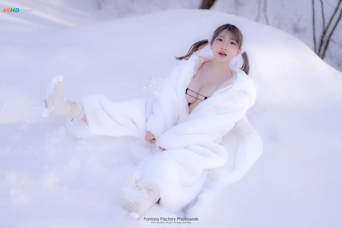 [Fantasy Factory] XiaoDing - CosplayXieZhen - Snow Rabbit — photo 13