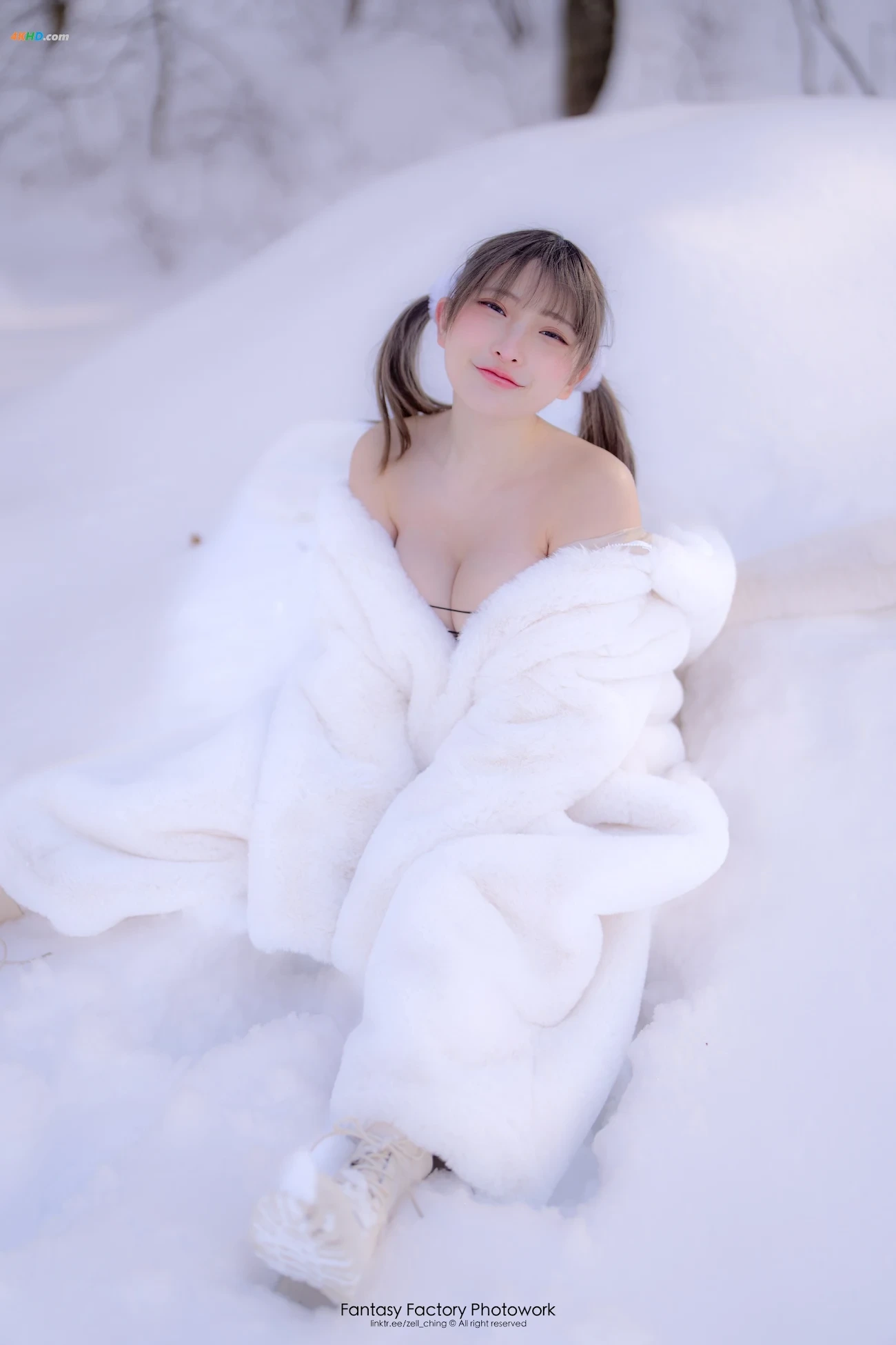 [Fantasy Factory] XiaoDing - CosplayXieZhen - Snow Rabbit — photo 17