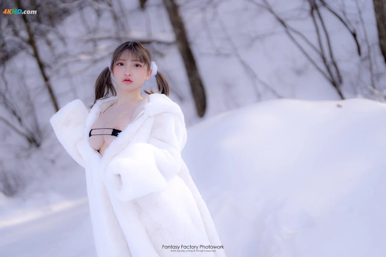 [Fantasy Factory] XiaoDing - CosplayXieZhen - Snow Rabbit — photo 18