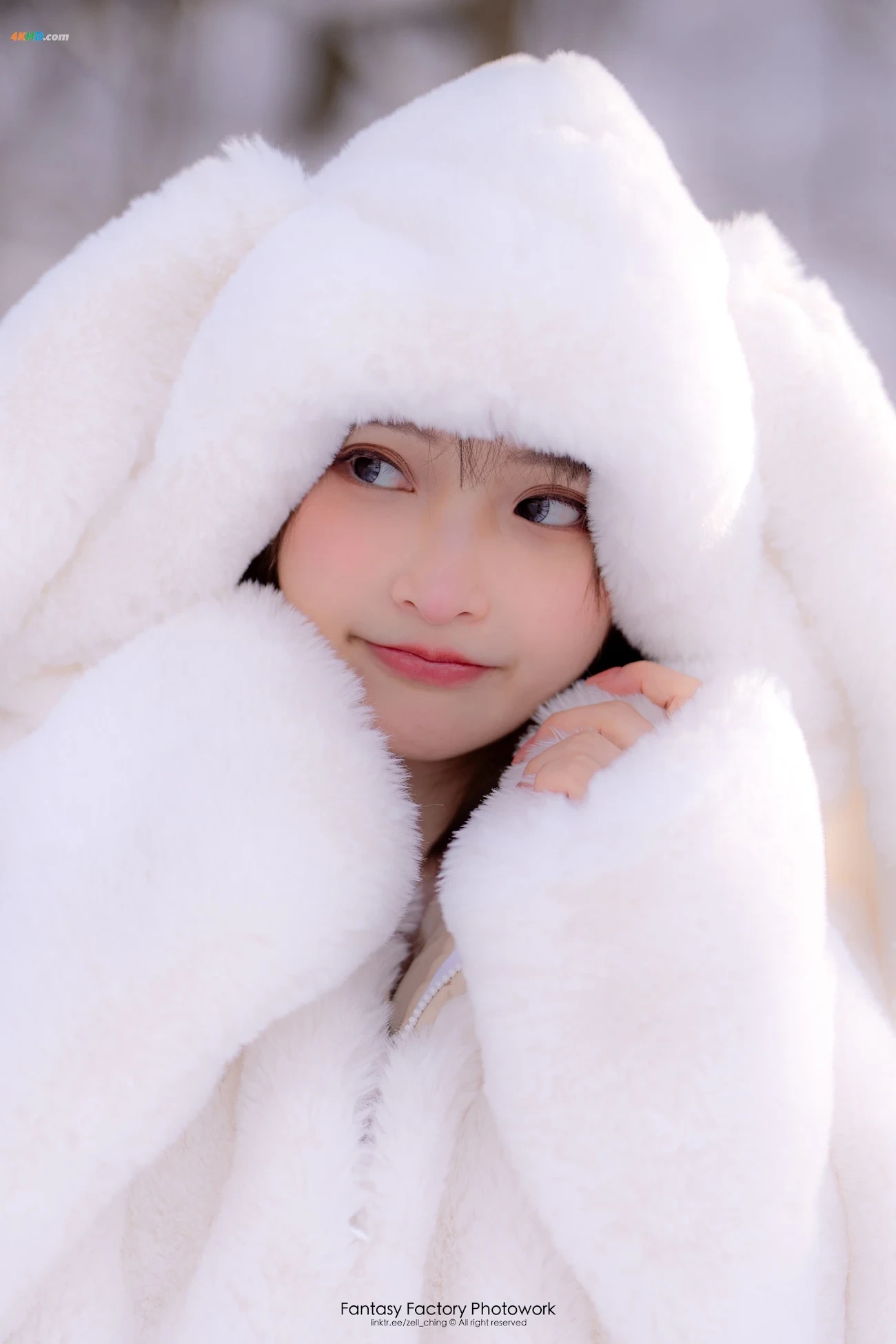 [Fantasy Factory] XiaoDing - CosplayXieZhen - Snow Rabbit — photo 20