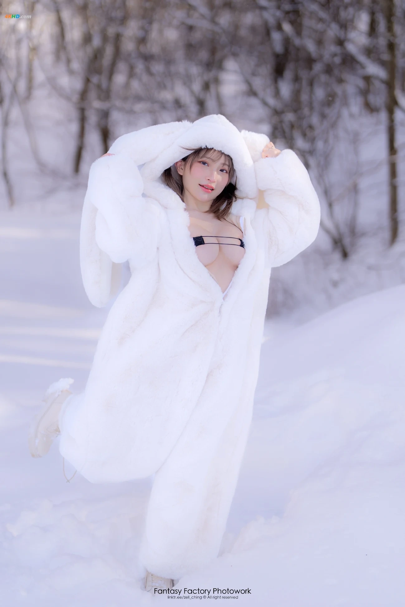 [Fantasy Factory] XiaoDing - CosplayXieZhen - Snow Rabbit — photo 22