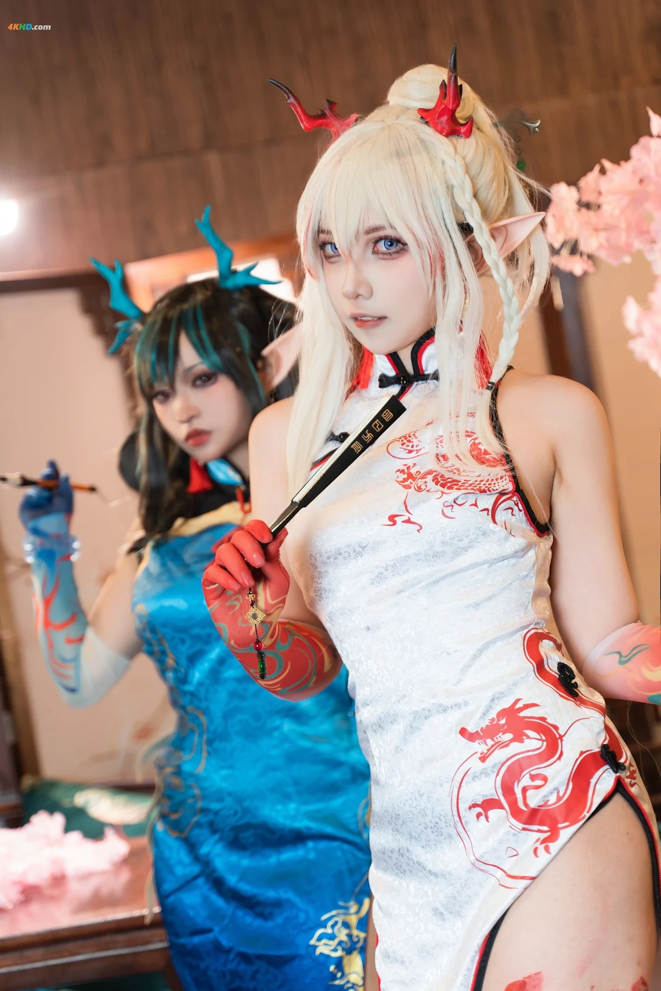 [AYaBeiFaXianLeAya&XiaoHeTianJiu] Nian & Dusk Chinese Dress — photo 3