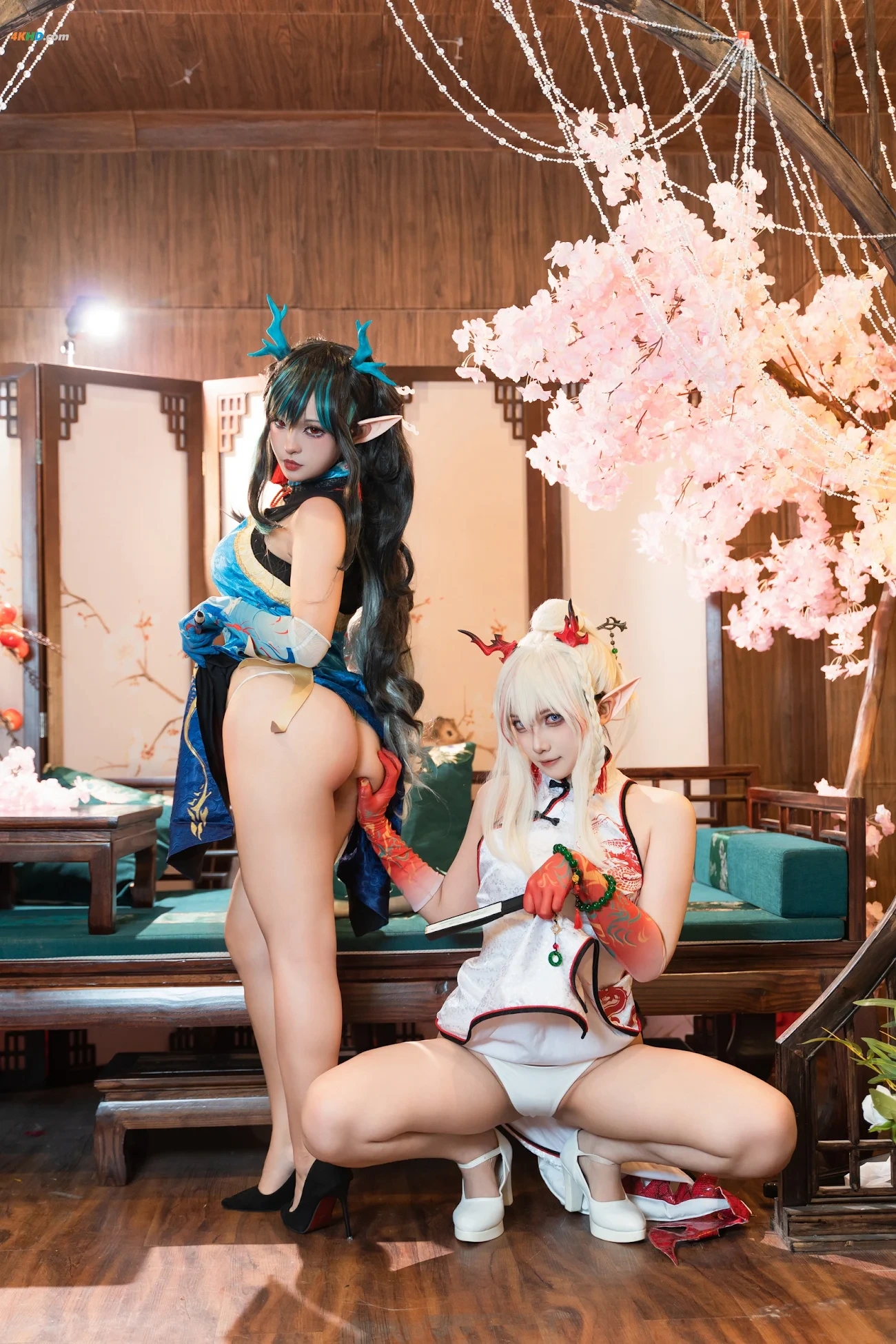 [AYaBeiFaXianLeAya&XiaoHeTianJiu] Nian & Dusk Chinese Dress — photo 5