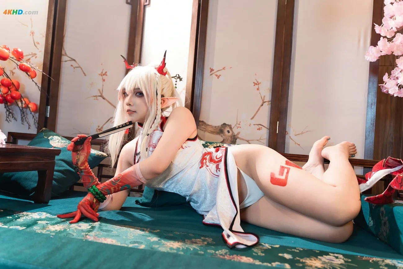 [AYaBeiFaXianLeAya&XiaoHeTianJiu] Nian & Dusk Chinese Dress — photo 13