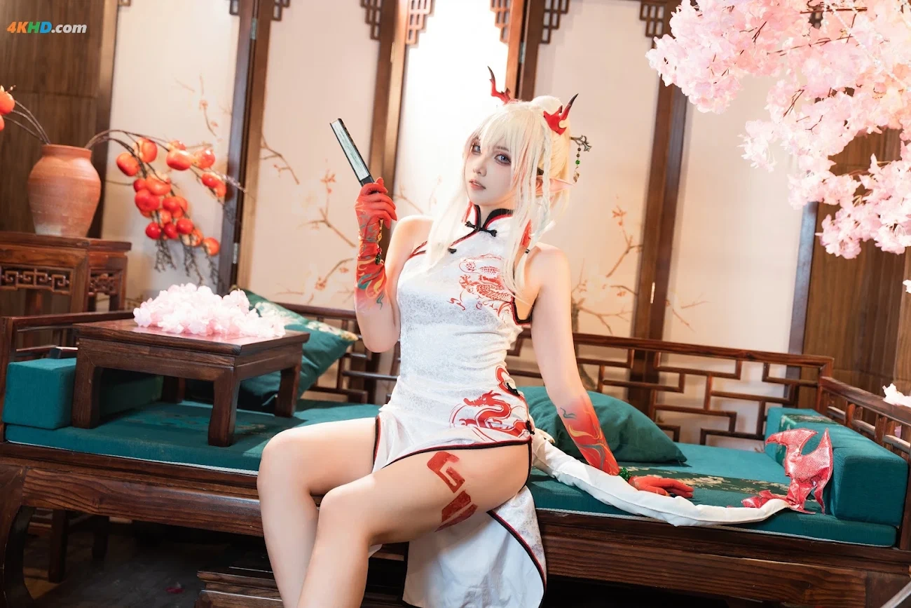 [AYaBeiFaXianLeAya&XiaoHeTianJiu] Nian & Dusk Chinese Dress — photo 15