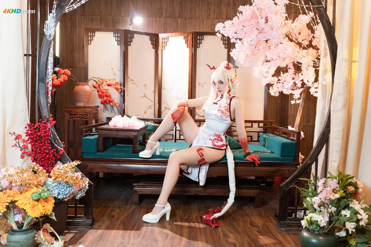 [AYaBeiFaXianLeAya&XiaoHeTianJiu] Nian & Dusk Chinese Dress — photo 18