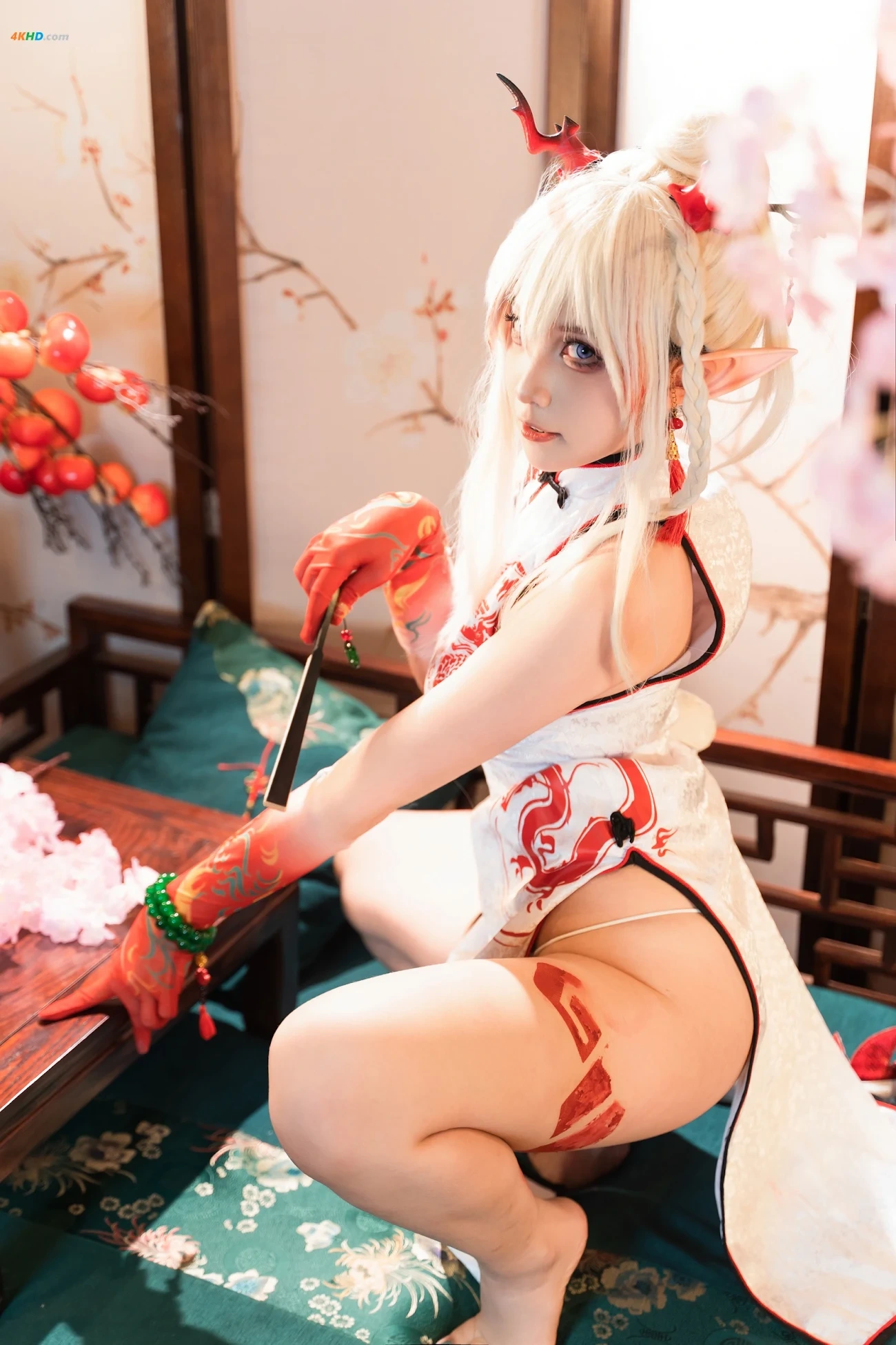 [AYaBeiFaXianLeAya&XiaoHeTianJiu] Nian & Dusk Chinese Dress — photo 22