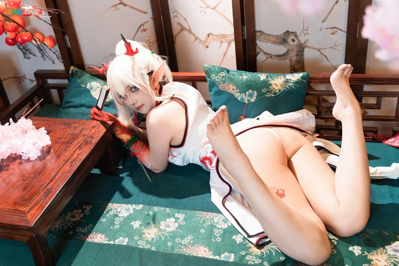 [AYaBeiFaXianLeAya&XiaoHeTianJiu] Nian & Dusk Chinese Dress — photo 39