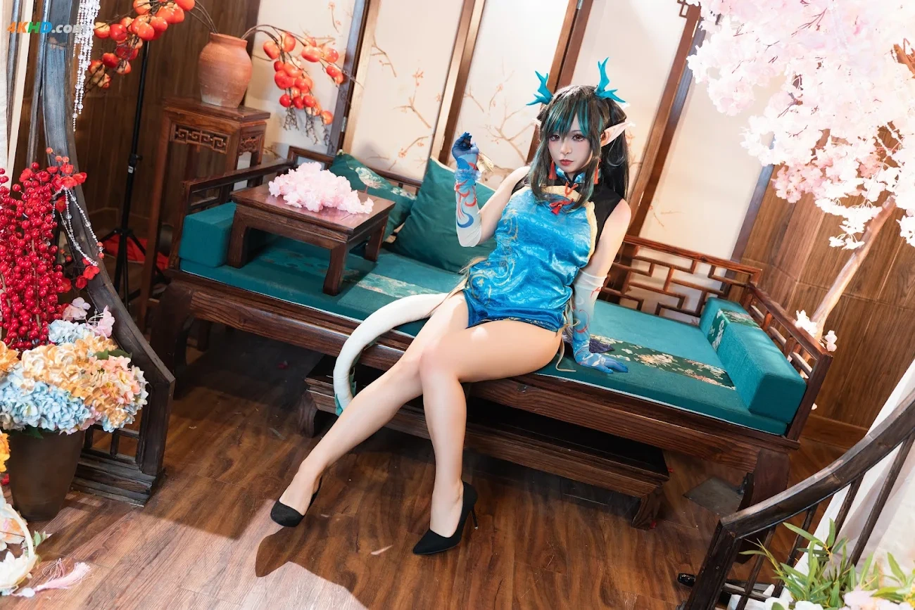 [AYaBeiFaXianLeAya&XiaoHeTianJiu] Nian & Dusk Chinese Dress — photo 50