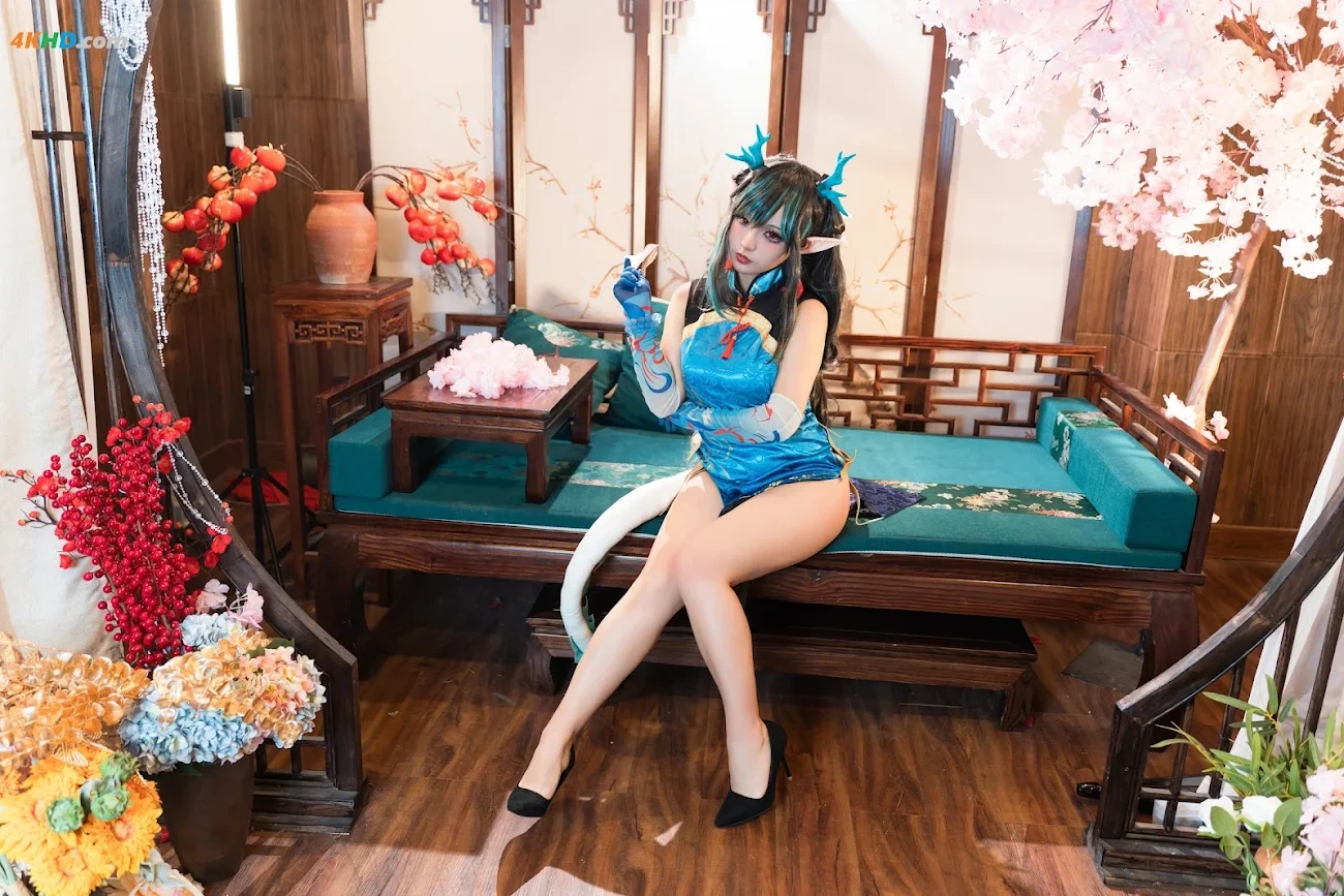 [AYaBeiFaXianLeAya&XiaoHeTianJiu] Nian & Dusk Chinese Dress — photo 51