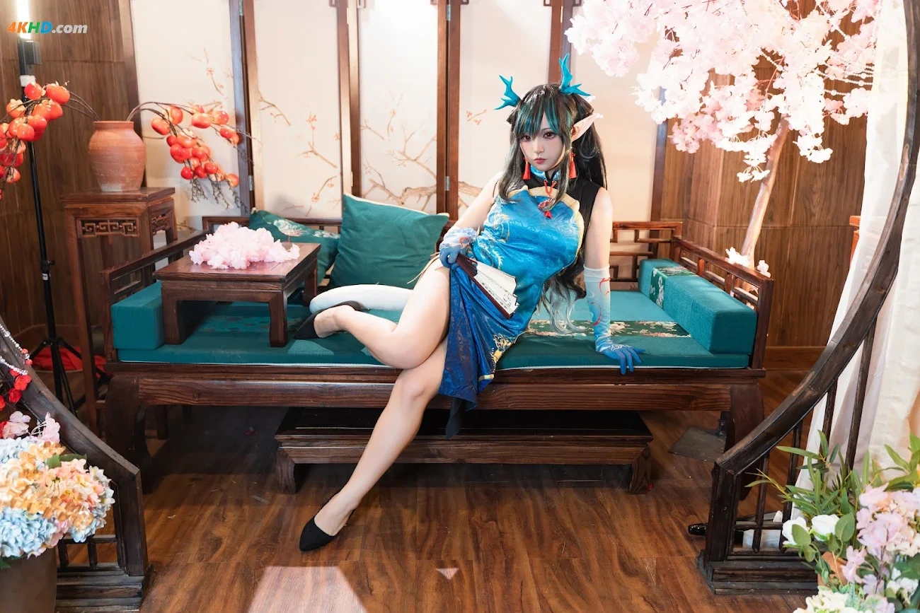 [AYaBeiFaXianLeAya&XiaoHeTianJiu] Nian & Dusk Chinese Dress — photo 52