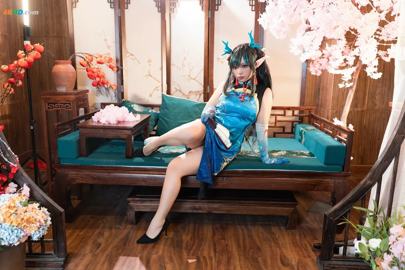 [AYaBeiFaXianLeAya&XiaoHeTianJiu] Nian & Dusk Chinese Dress — photo 53