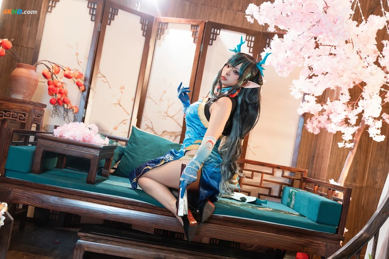 [AYaBeiFaXianLeAya&XiaoHeTianJiu] Nian & Dusk Chinese Dress — photo 54