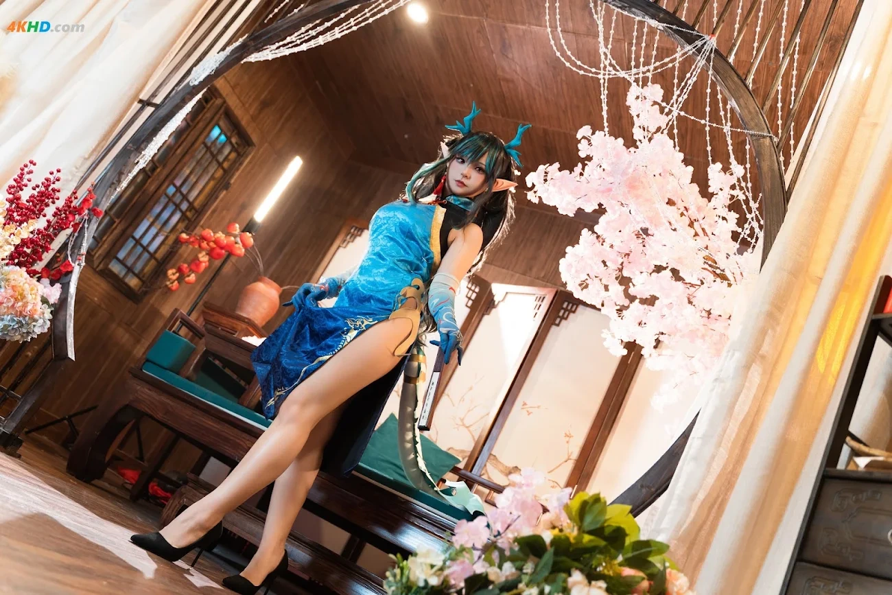 [AYaBeiFaXianLeAya&XiaoHeTianJiu] Nian & Dusk Chinese Dress — photo 61