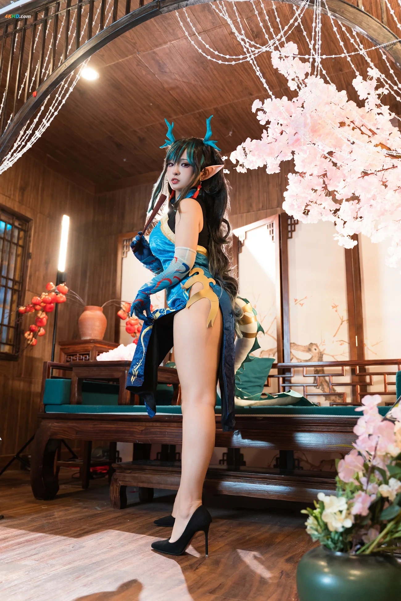 [AYaBeiFaXianLeAya&XiaoHeTianJiu] Nian & Dusk Chinese Dress — photo 62