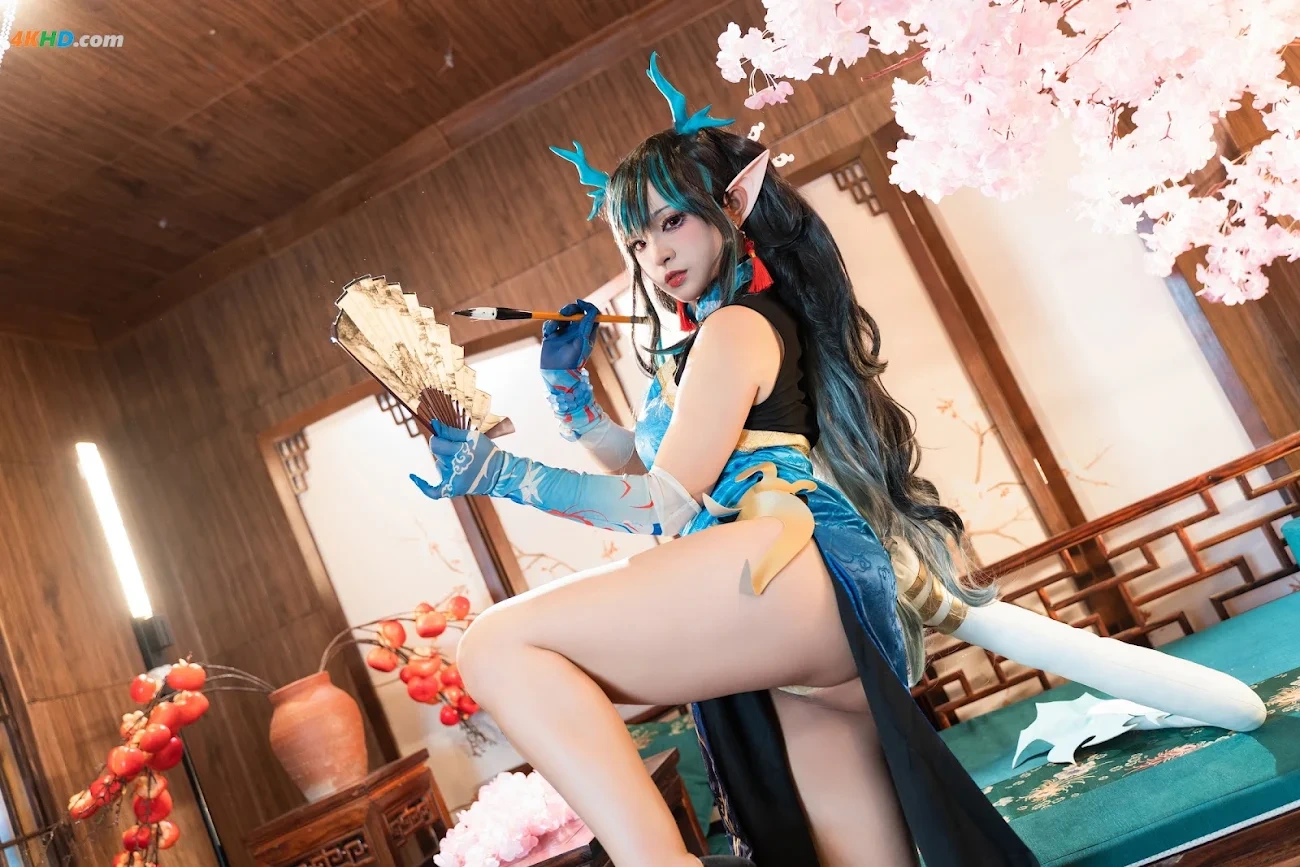 [AYaBeiFaXianLeAya&XiaoHeTianJiu] Nian & Dusk Chinese Dress — photo 63