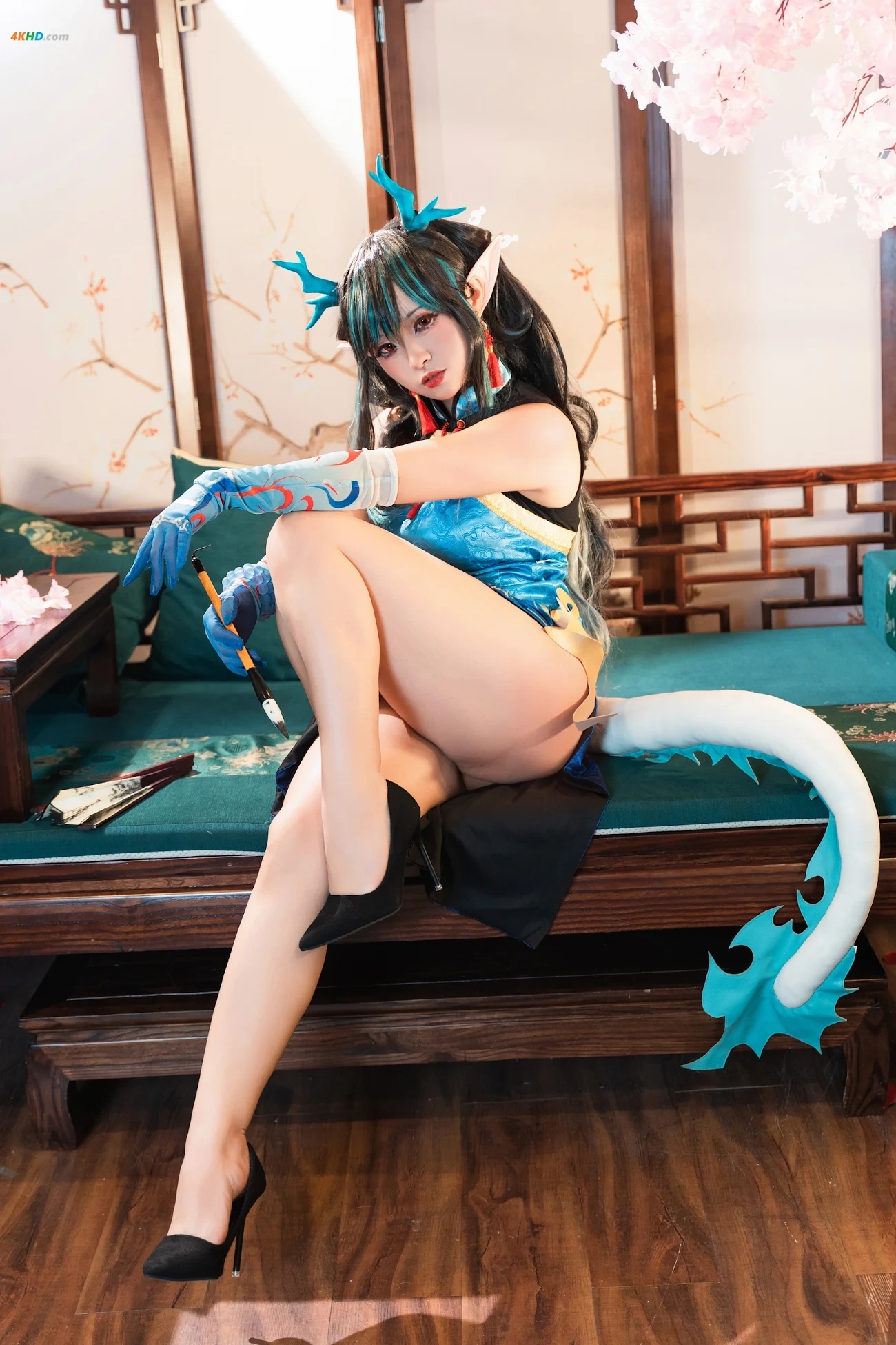 [AYaBeiFaXianLeAya&XiaoHeTianJiu] Nian & Dusk Chinese Dress — photo 66