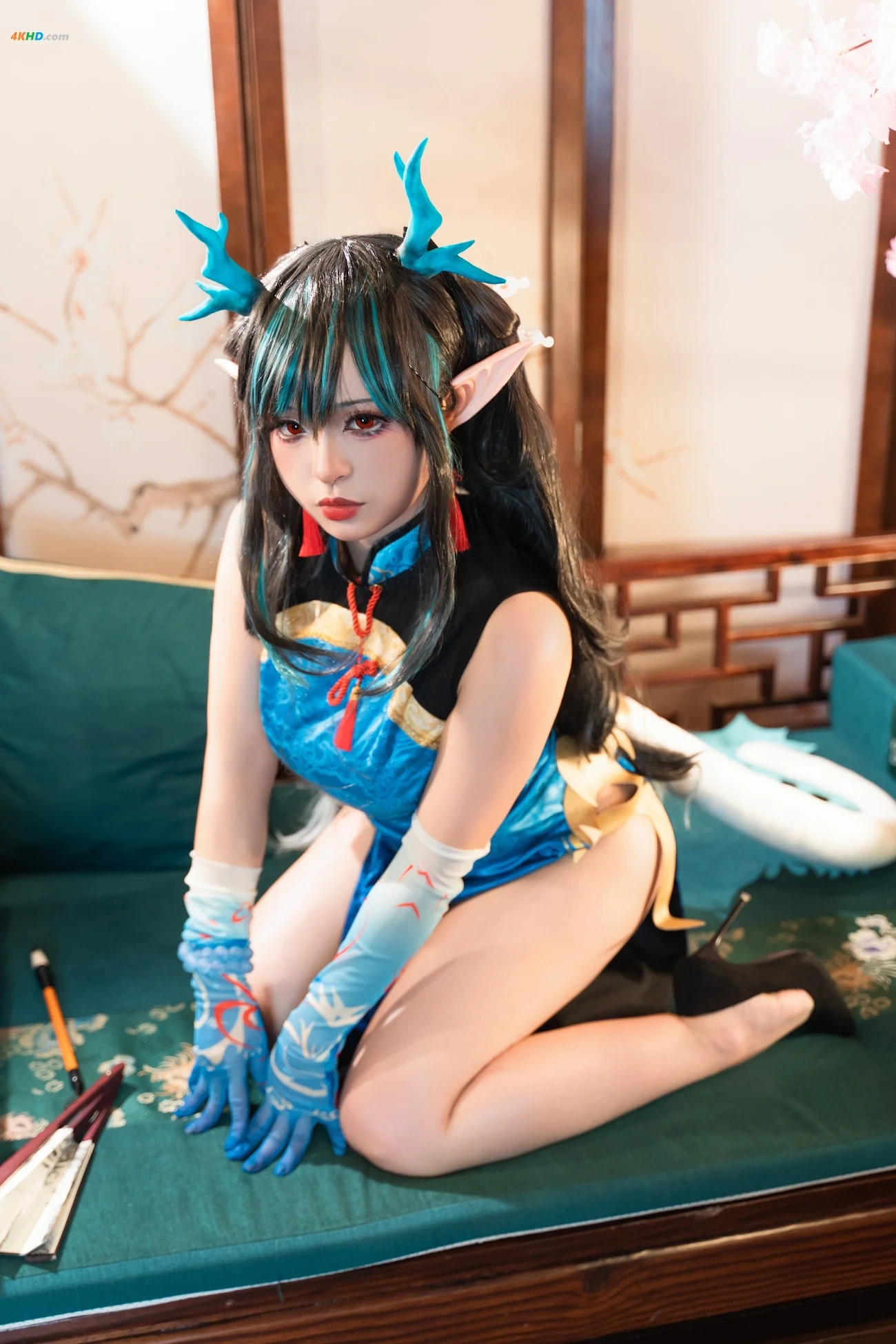 [AYaBeiFaXianLeAya&XiaoHeTianJiu] Nian & Dusk Chinese Dress — photo 69