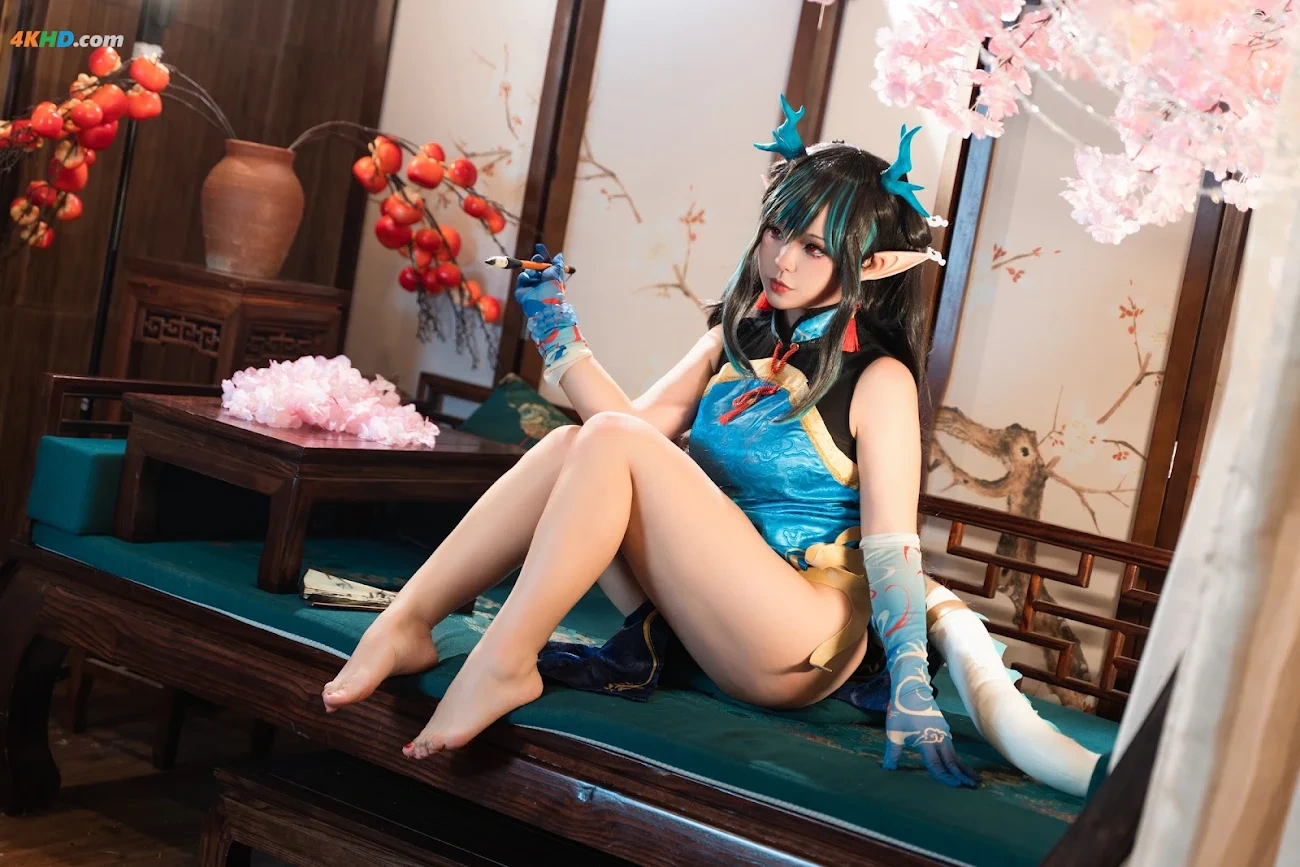 [AYaBeiFaXianLeAya&XiaoHeTianJiu] Nian & Dusk Chinese Dress — photo 74