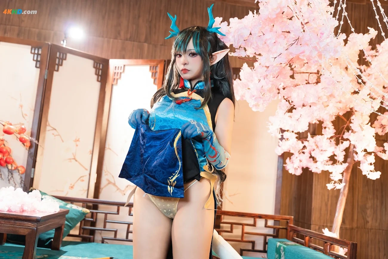 [AYaBeiFaXianLeAya&XiaoHeTianJiu] Nian & Dusk Chinese Dress — photo 81