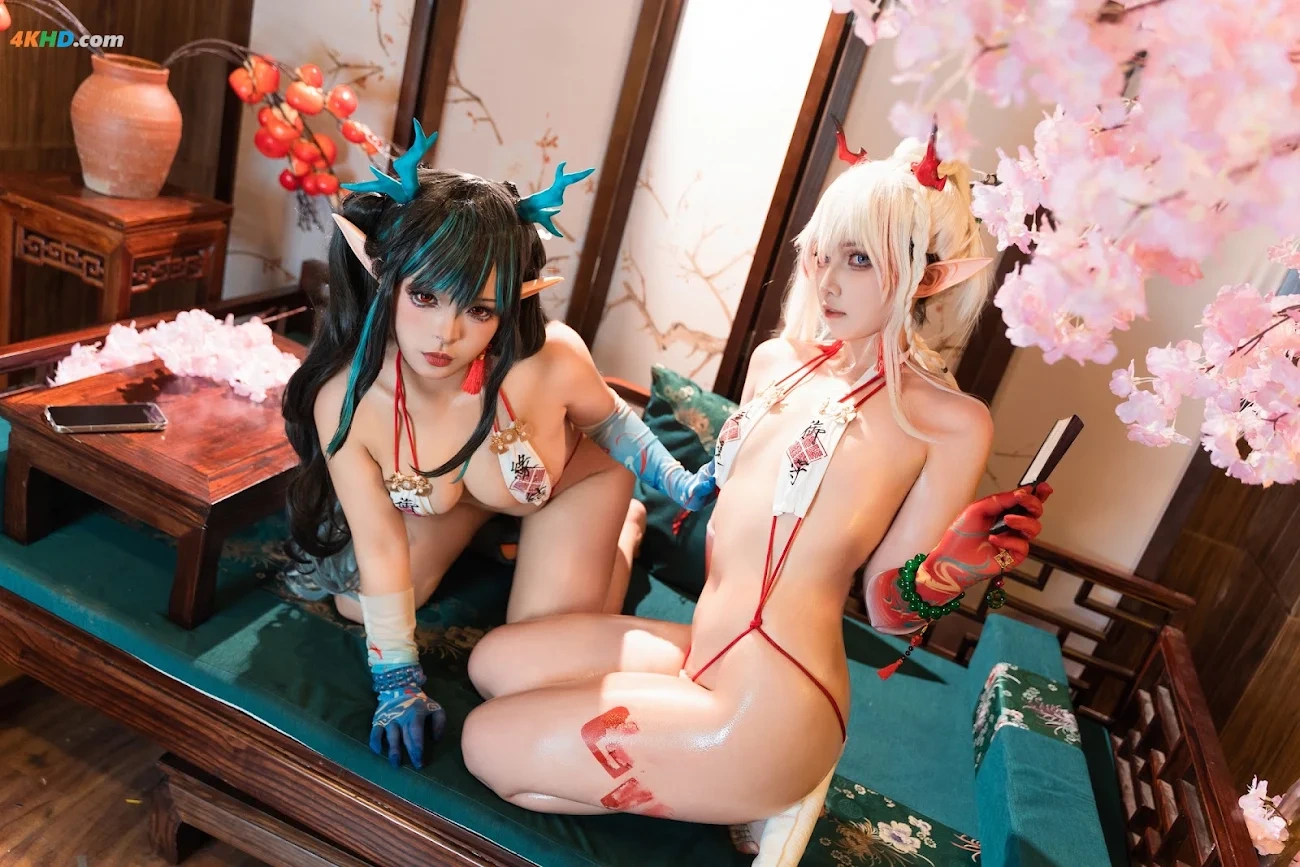 [AYaBeiFaXianLeAya&XiaoHeTianJiu] Nian & Dusk Chinese Dress — photo 90