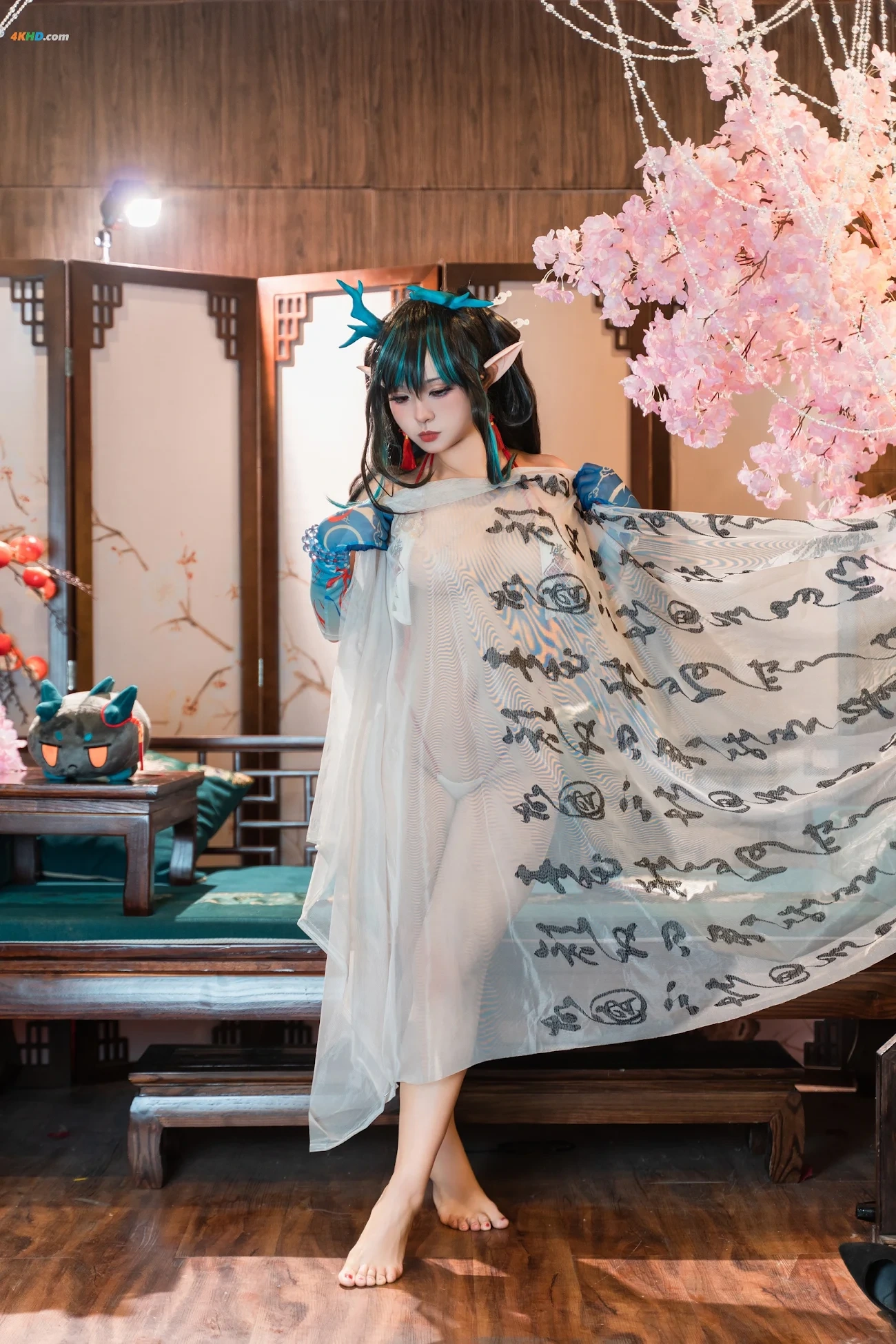 [AYaBeiFaXianLeAya&XiaoHeTianJiu] Nian & Dusk Chinese Dress — photo 136
