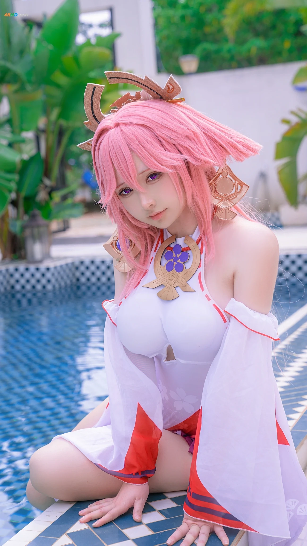 [cosplay] YingLiLiEriri-BaZhongShenZiYongZhuang — photo 1