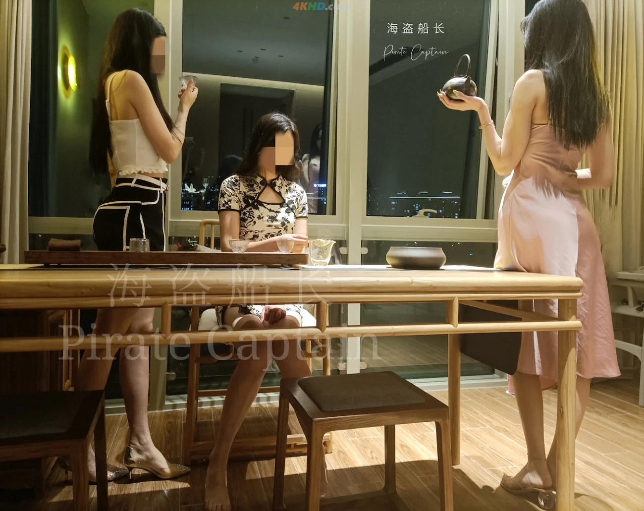 [OtherXXX] [SheYingShi] HaiDaoChuanZhang ZhongJinQuanBaoDuoWeiJiuTouShenJiPinNuShenDaHongPa — photo 10