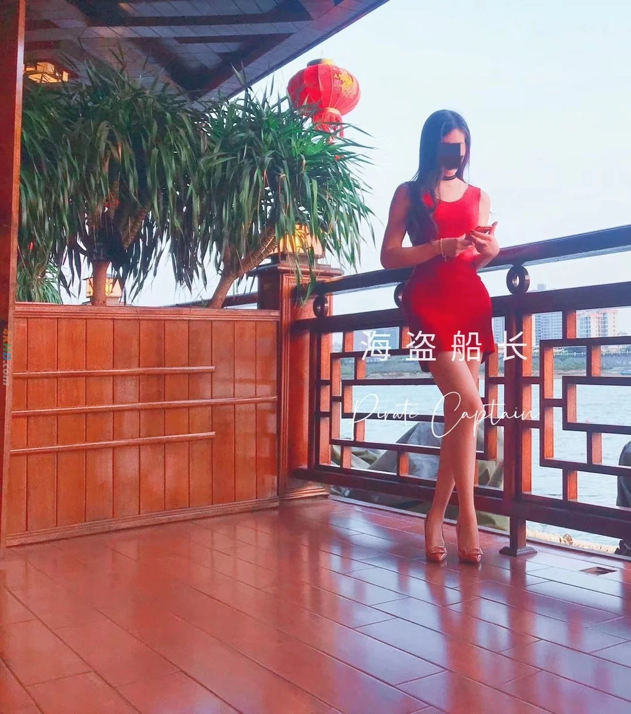 [OtherXXX] [SheYingShi] HaiDaoChuanZhang ZhongJinQuanBaoDuoWeiJiuTouShenJiPinNuShenDaHongPa — photo 137
